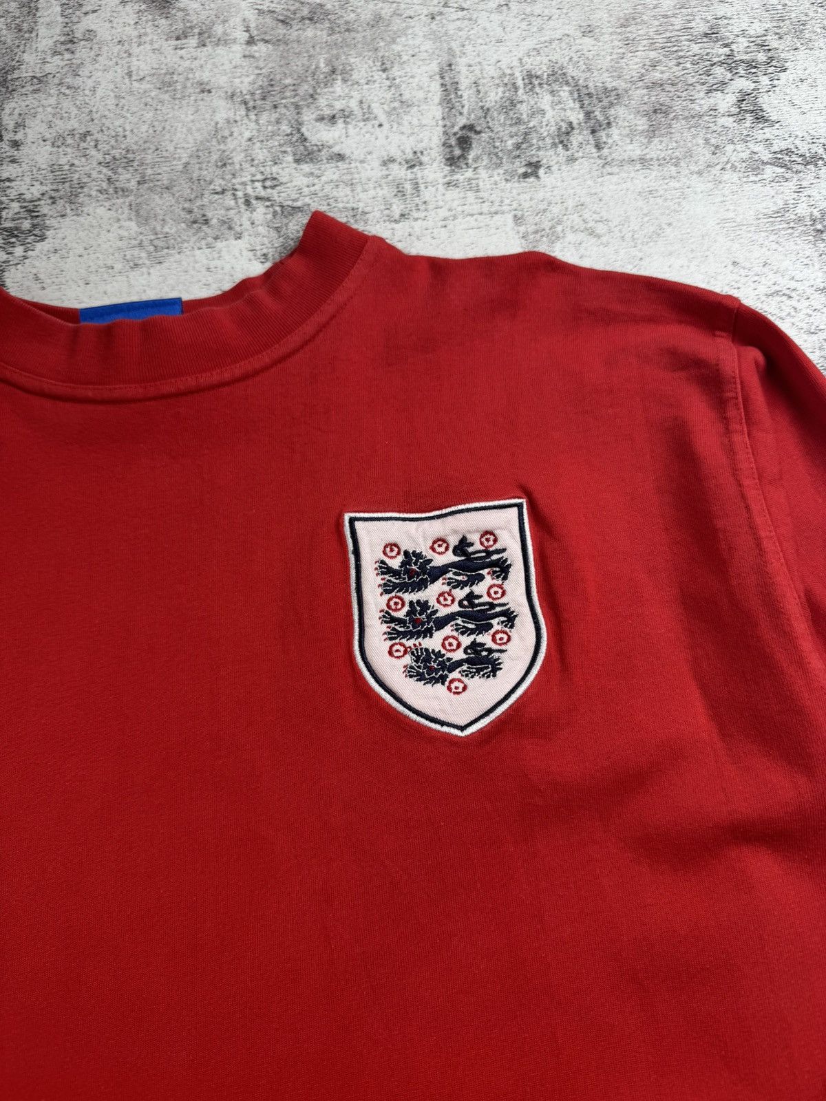 Umbro England 90s Umbro Men’s Vintage Long Sleeve National Soccer Football Jersey Size US XXL / EU 58 / 5 - 7 Thumbnail