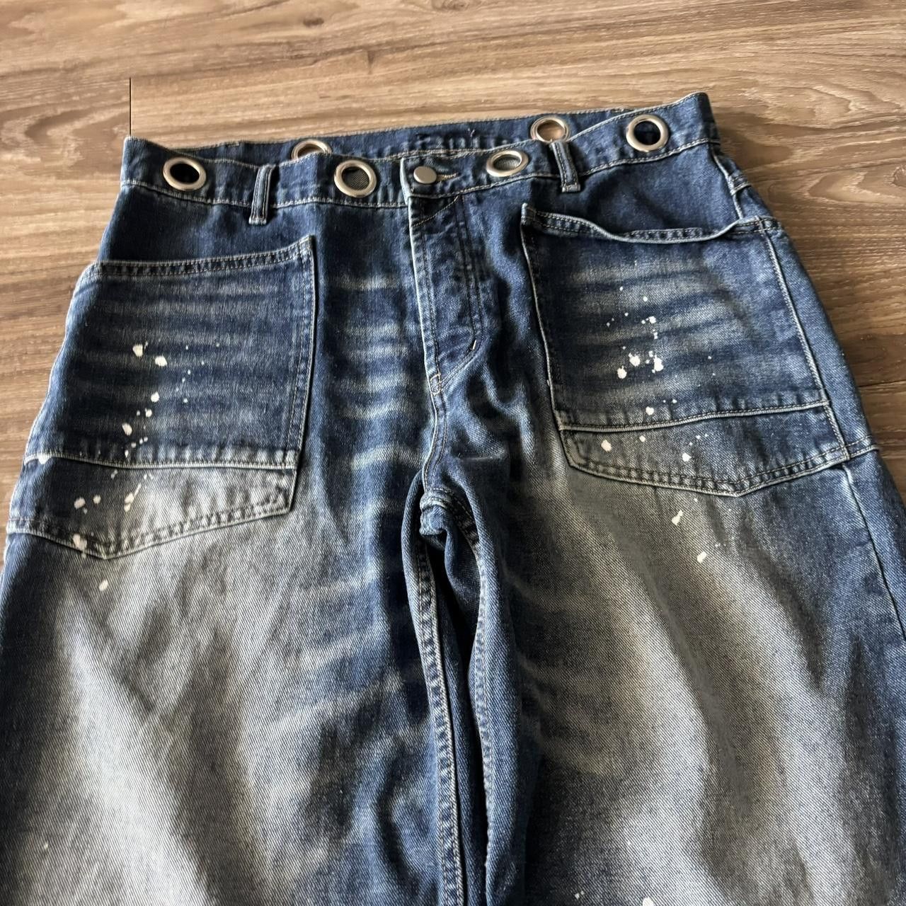 Vintage Crazy Vintage Y2K/2000s Baggy Faded Streetwear Style Denim Jean! 34x28 Size US 34 / EU 50 - 5 Thumbnail