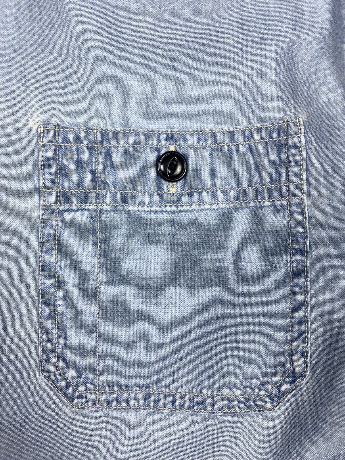 Polo Ralph Lauren Vintage Polo Jeans Co Ralph Lauren Distressed Denim Shirt Size US L / EU 52-54 / 3 - 10 Thumbnail