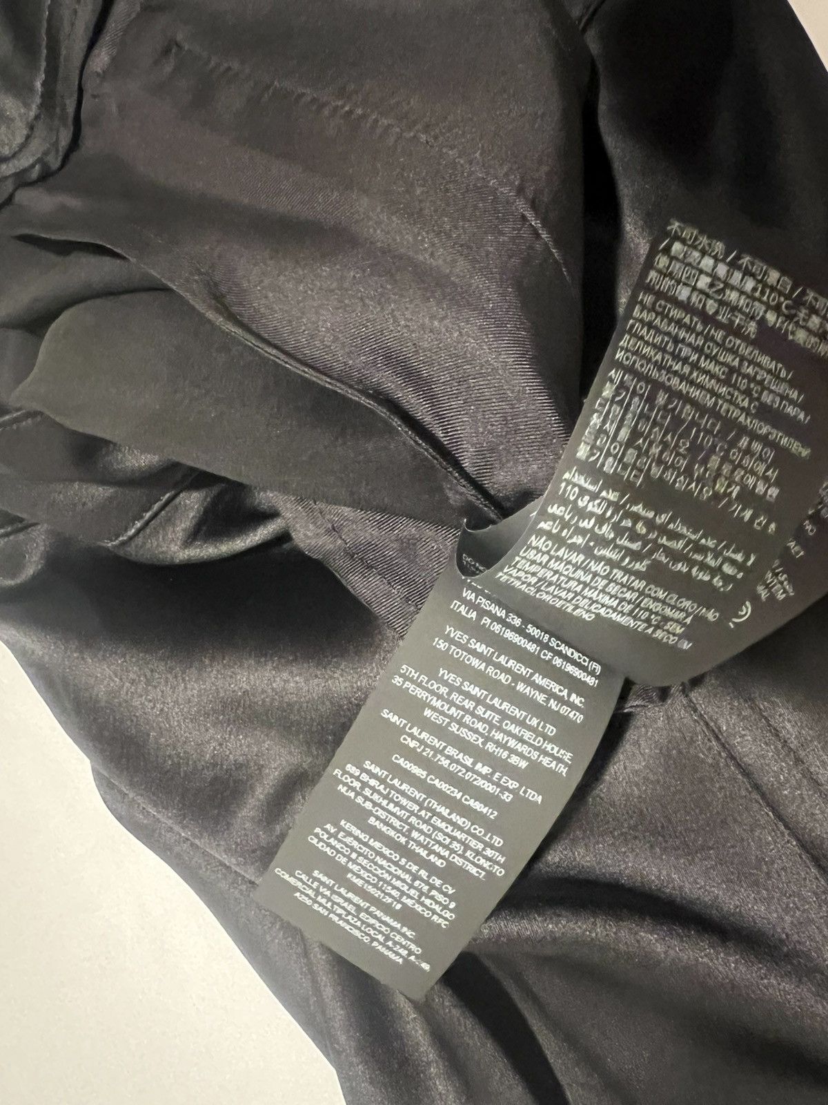 Saint Laurent Paris Saint Laurent men’s silk blend joggers. 48/32.M. $1350 Size US 32 / EU 48 - 3 Thumbnail