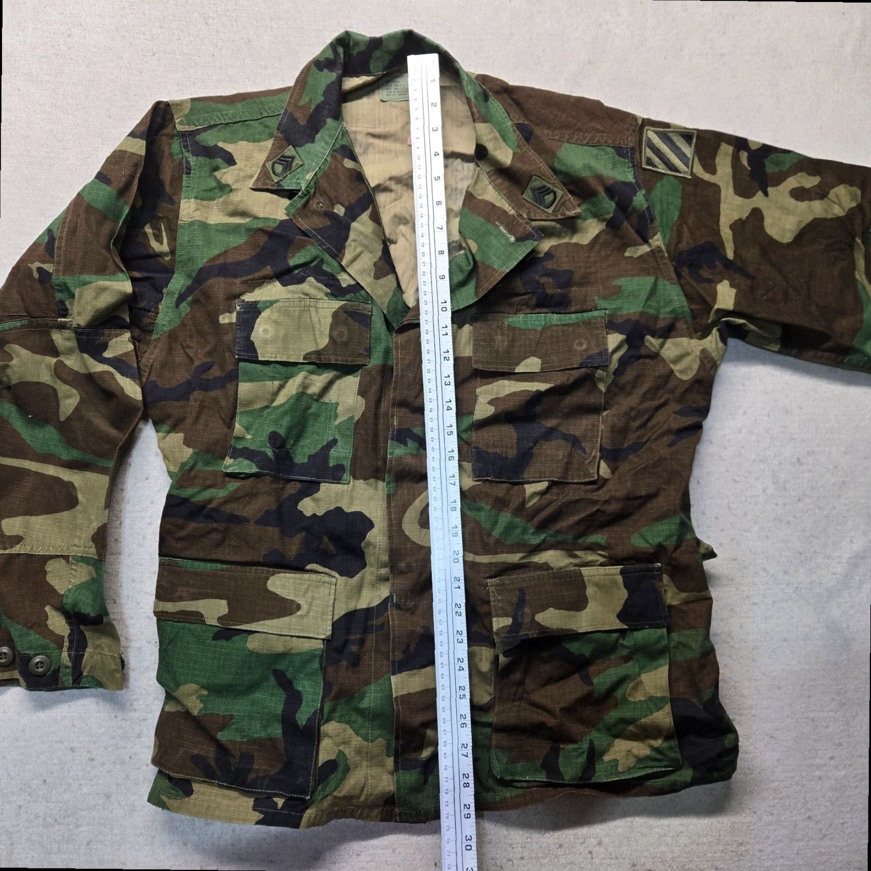 Vintage VINTAGE US Army Green Camo Field Jacket 90s Adult Men's Large Military Style Size US L / EU 52-54 / 3 - 7 Thumbnail