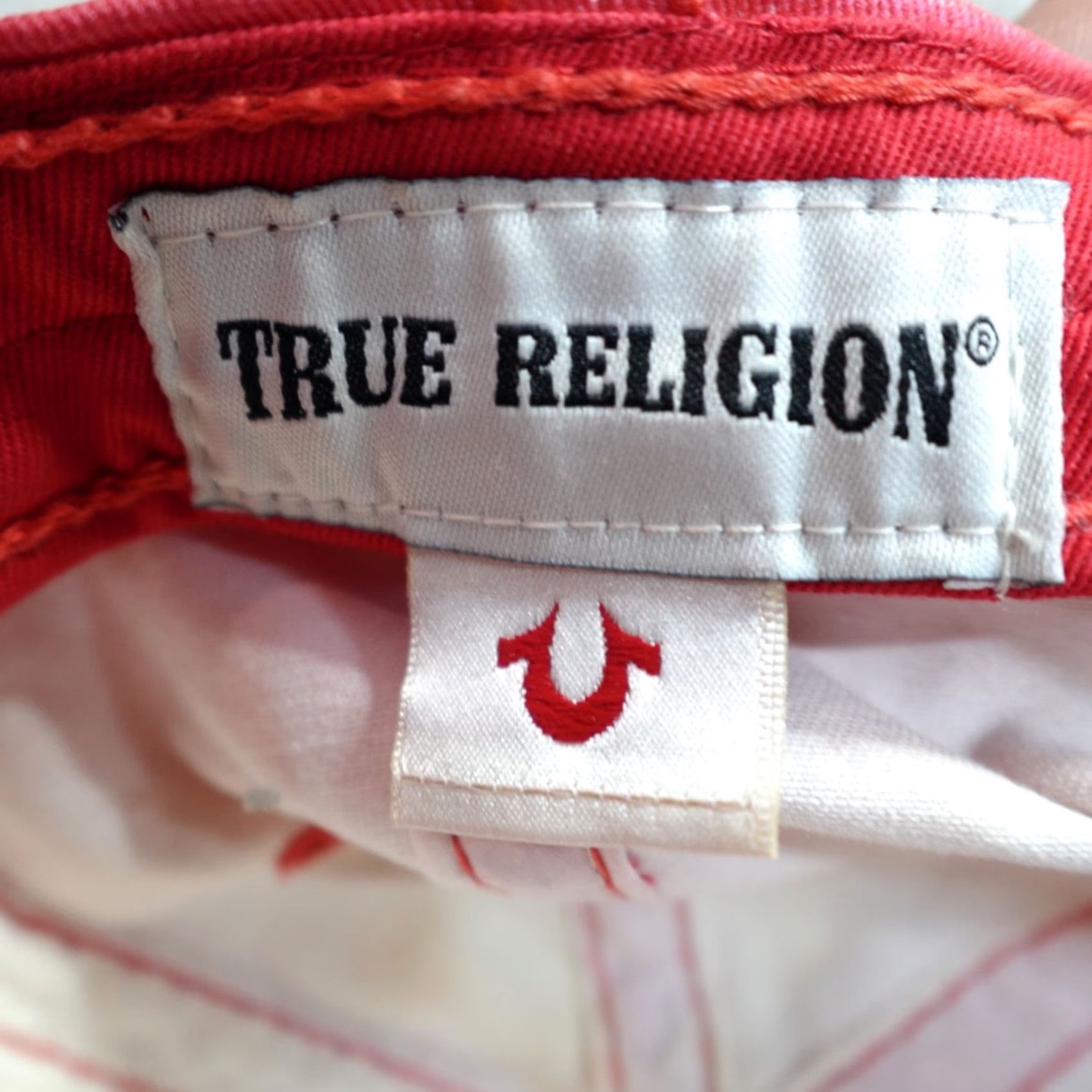 True Religion True Religion Hat Adjustable Red Embroidered Womens Baseball Cap Size ONE SIZE - 6 Thumbnail