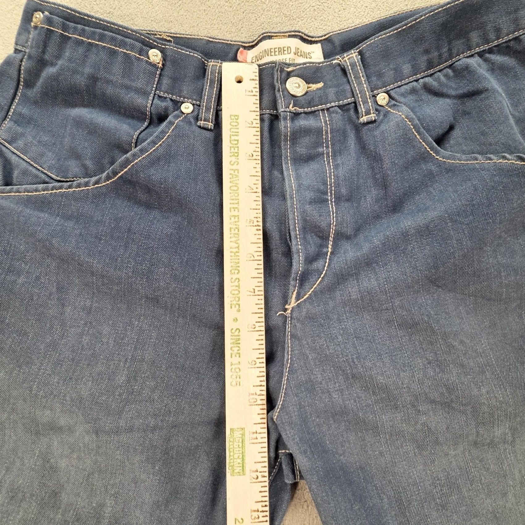 Levi's Levi's Engineered Jeans Straight Mens Blue 32x28 Regular Relaxed Size US 32 / EU 48 - 7 Thumbnail