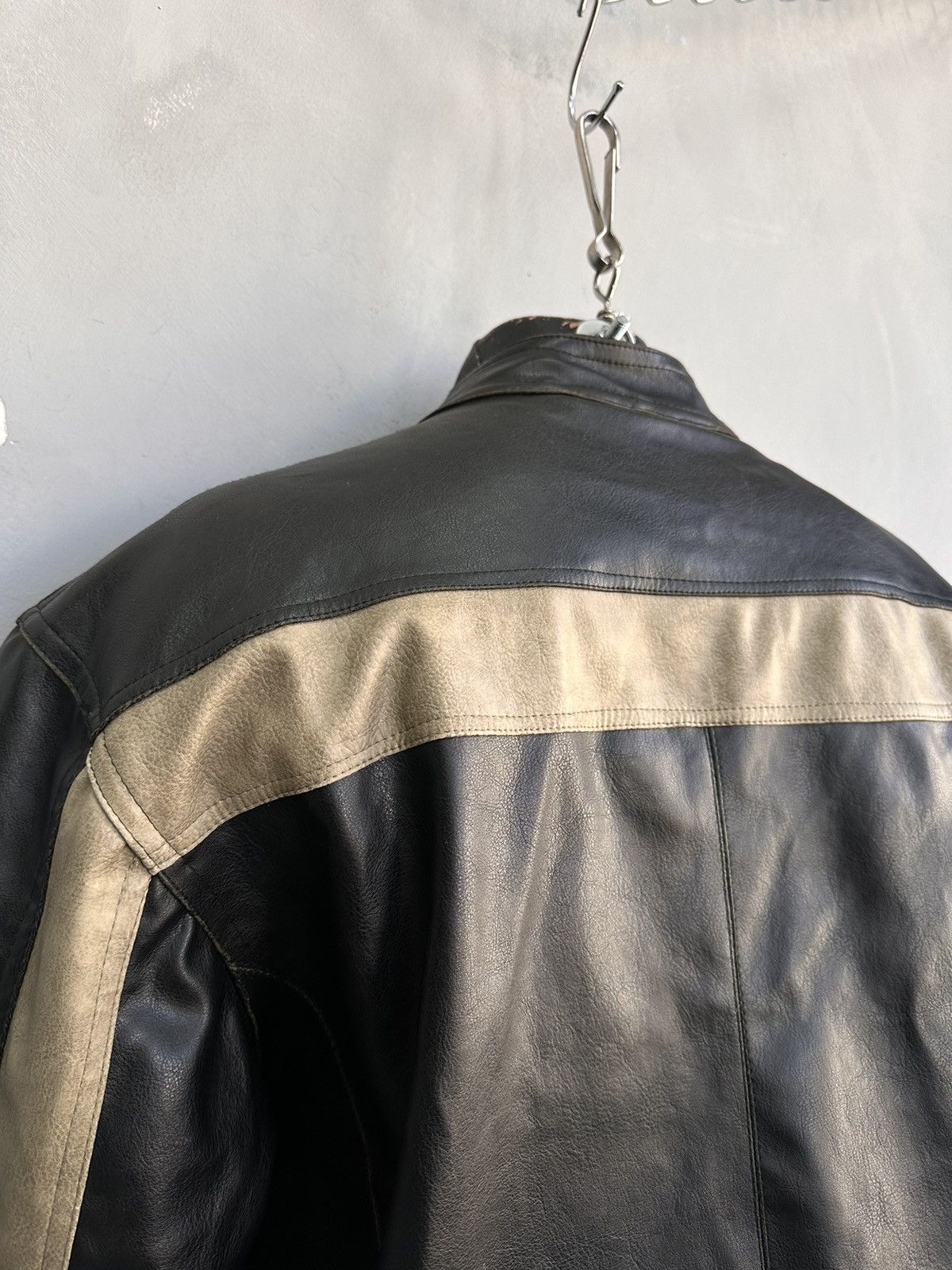 Raf Simons Vintage Leather Jacket Cropped Racing Schott Harley Davidson Size US M / EU 48-50 / 2 - 12 Thumbnail