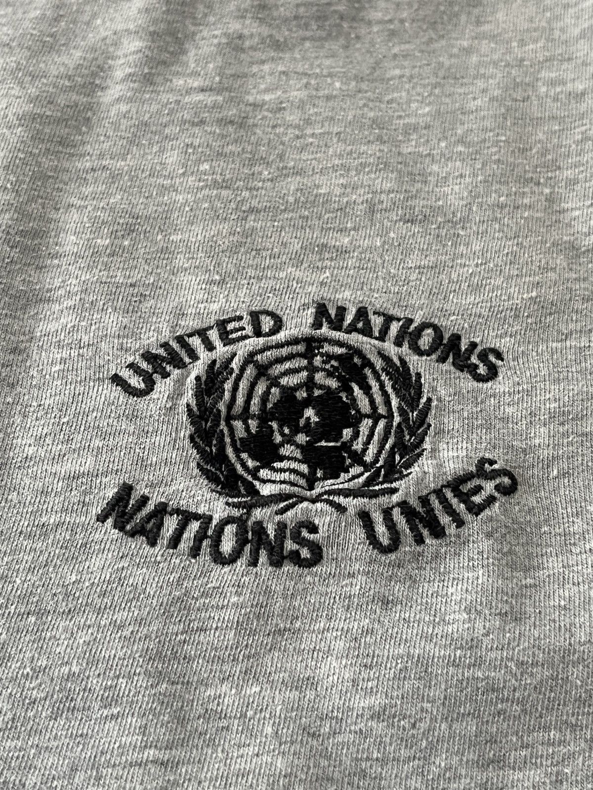 Jerzees United Nations (UN) vintage tee Size US XL / EU 56 / 4 - 4 Thumbnail