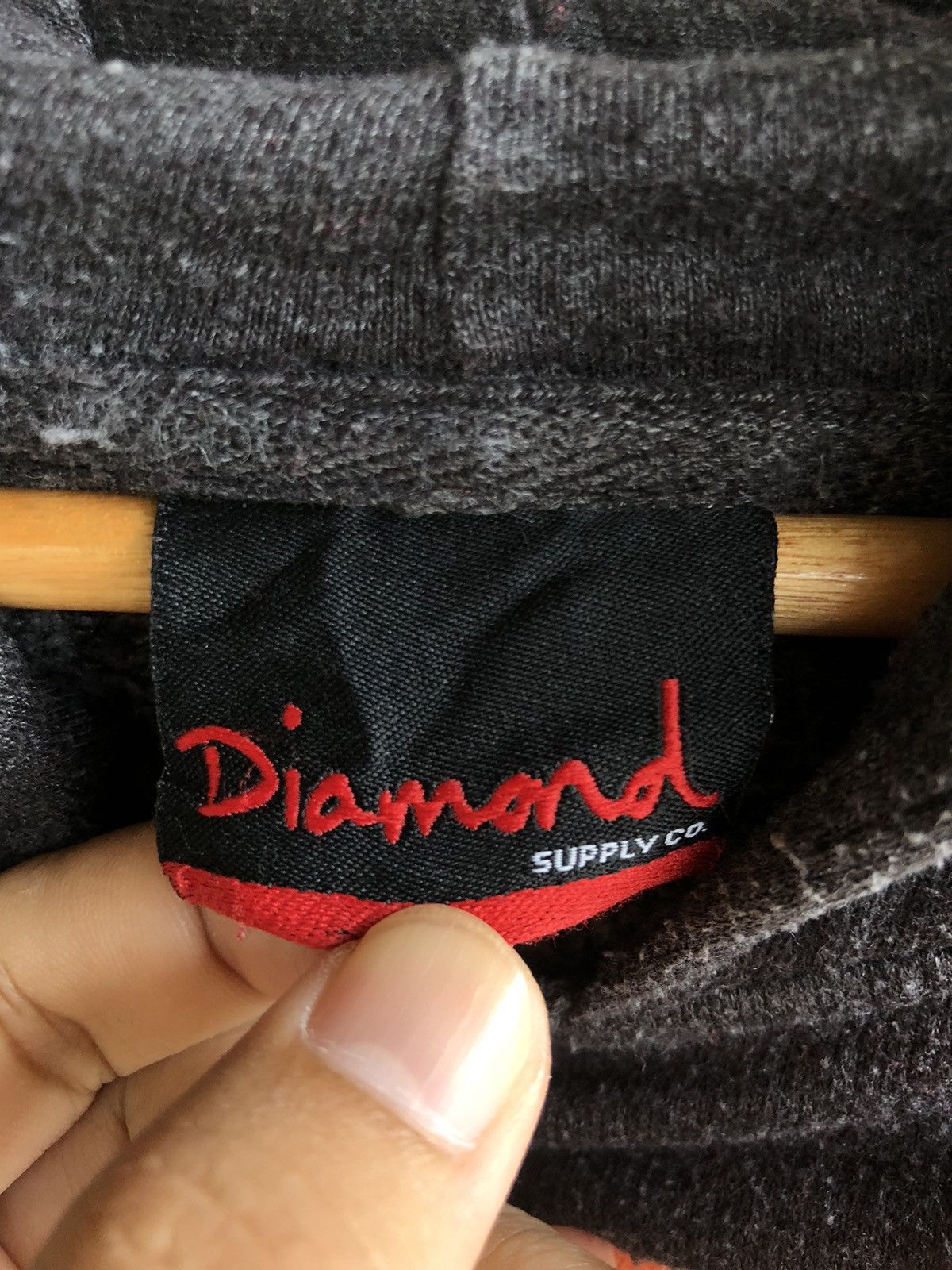 Diamond Supply Co. × Japanese Brand × Vintage Vintage Diamond Supply Co hoodie Size US L / EU 52-54 / 3 - 7 Thumbnail