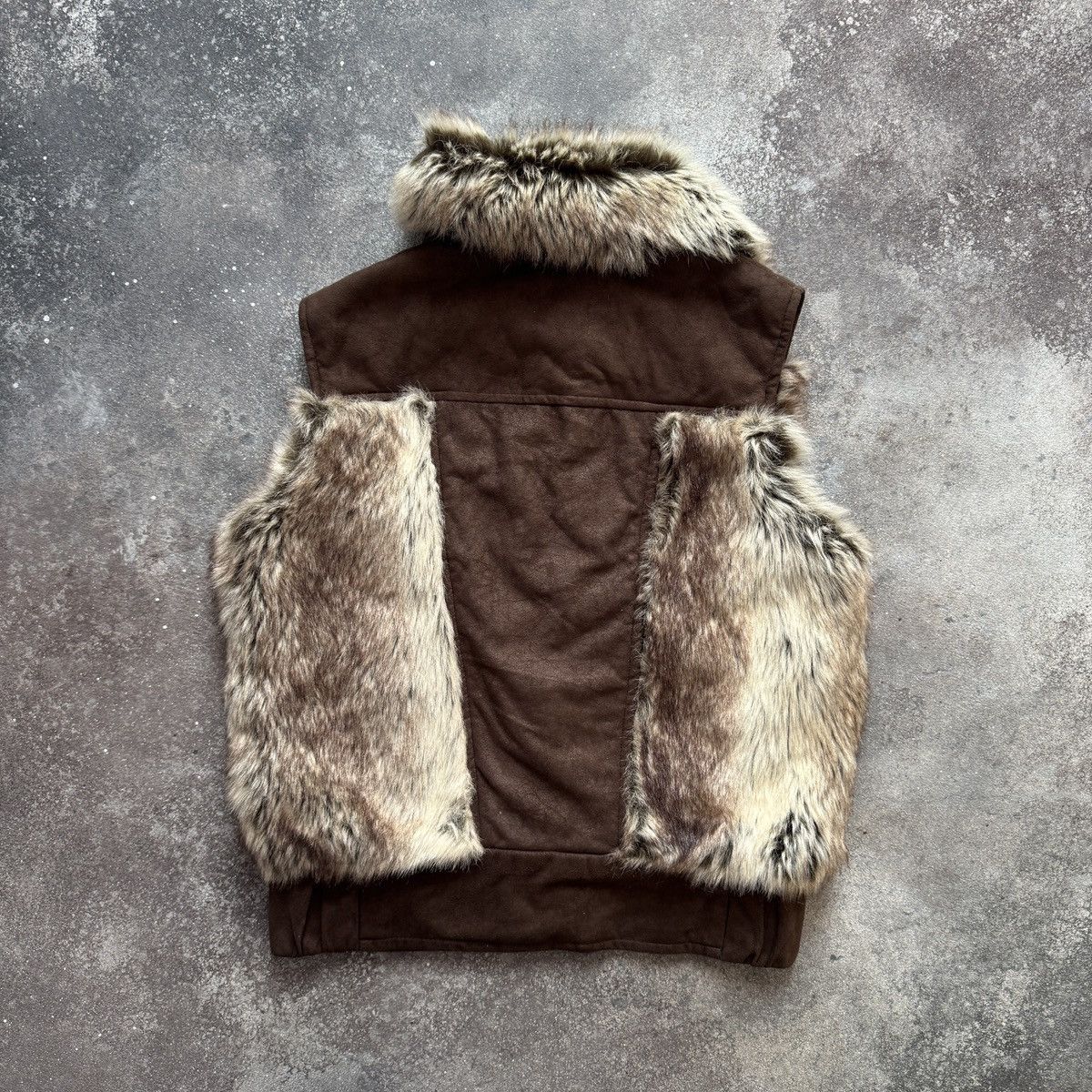 Hysteric Glamour 2000’s Aesthetic Vintage Y2K Faux Fur Cropped Vest Jacket Size M / US 6-8 / IT 42-44 - 8 Thumbnail