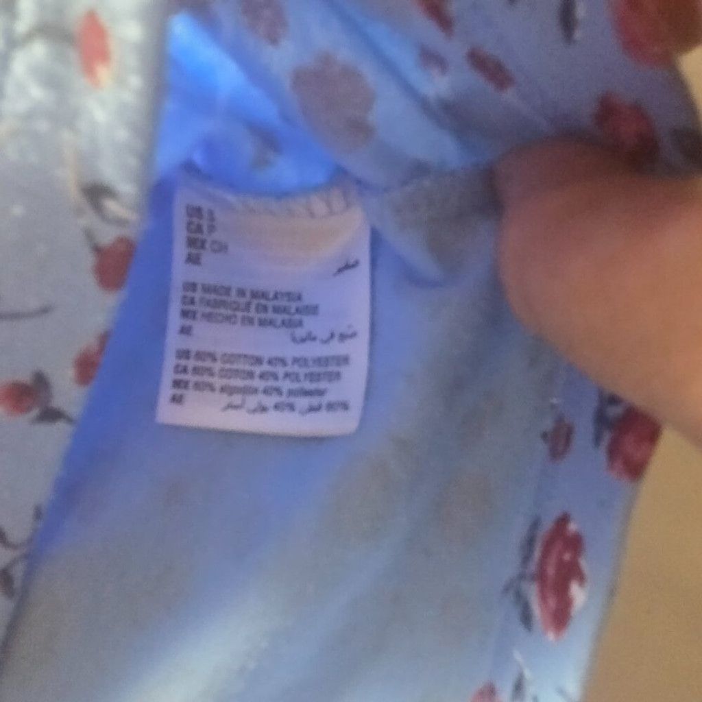 Other Karen Scott baby blue shirt flowers small women's T-shirt Size S / US 4 / IT 40 - 3 Thumbnail