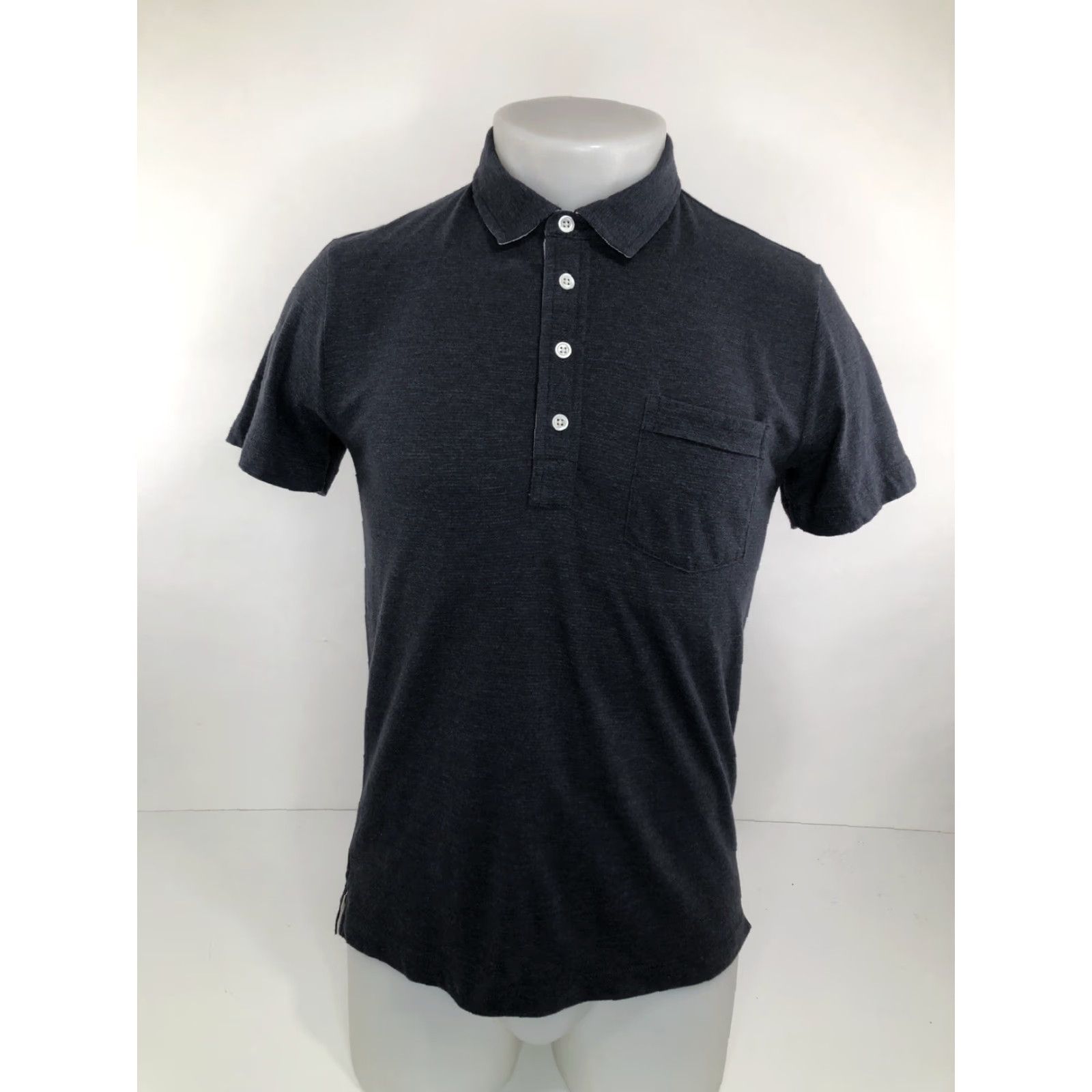 Billy Reid Billy Reid Polo Shirt Mens XS/S Pocket Gray Size US XS / EU 42 / 0 - 2 Thumbnail