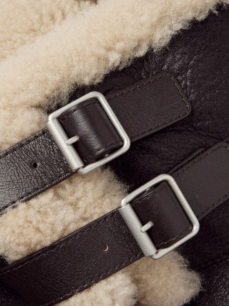 Givenchy 🔥$4.4K VALUE🔥Shearling Leather Bomber Jacket Size US M / EU 48-50 / 2 - 3 Thumbnail