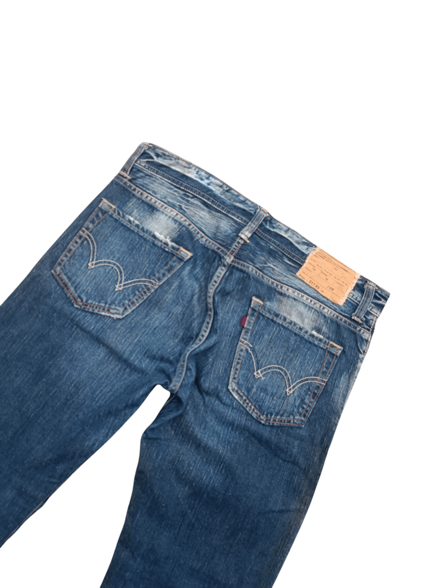 Edwin × Japanese Brand Flare💥Vintage 511 RV Edwin Japan Denim Size US 34 / EU 50 - 10 Thumbnail
