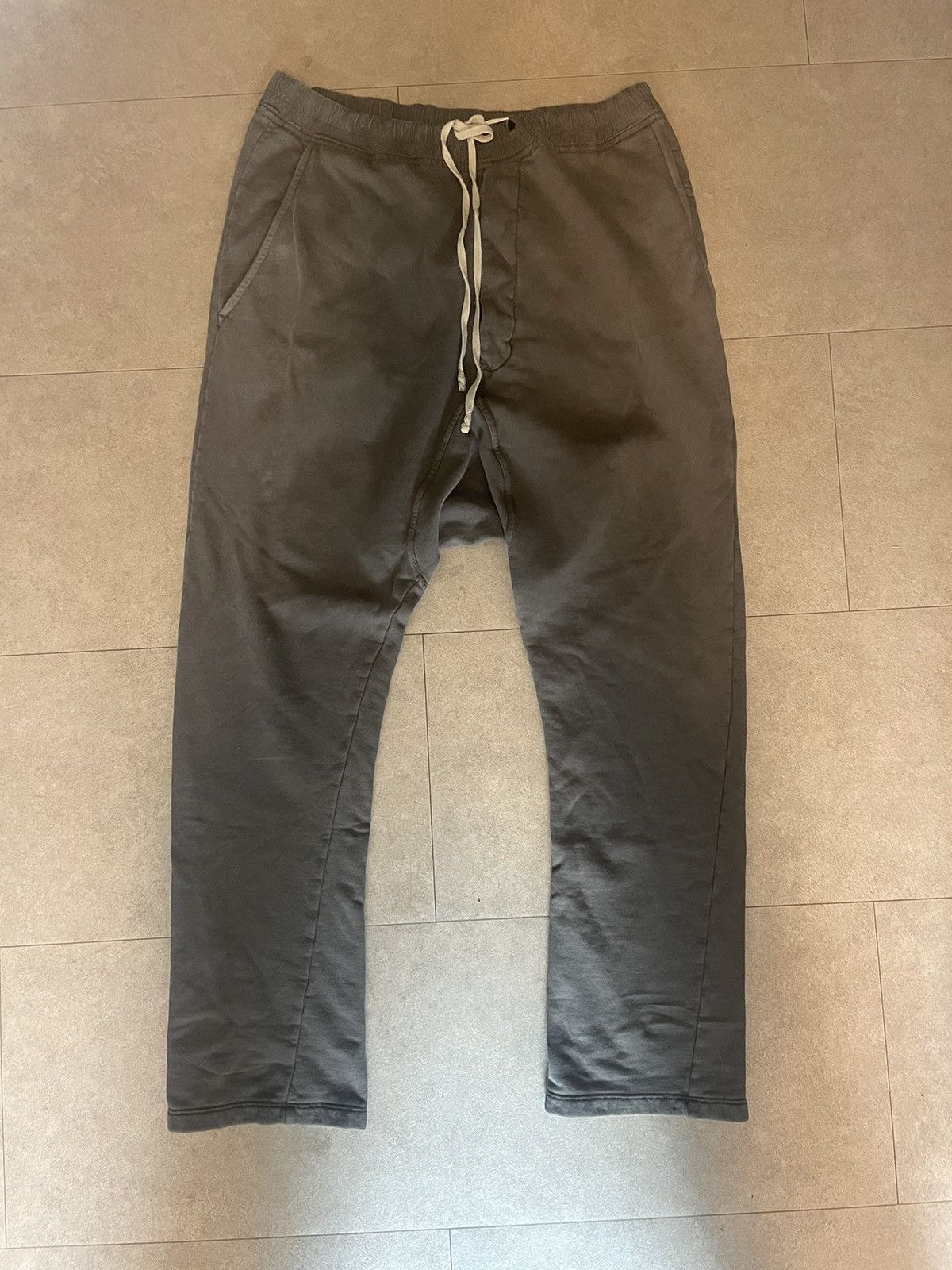 image of Rick Owens x Rick Owens Drkshdw Crotch Pants in Grey, Men's (Size 34)