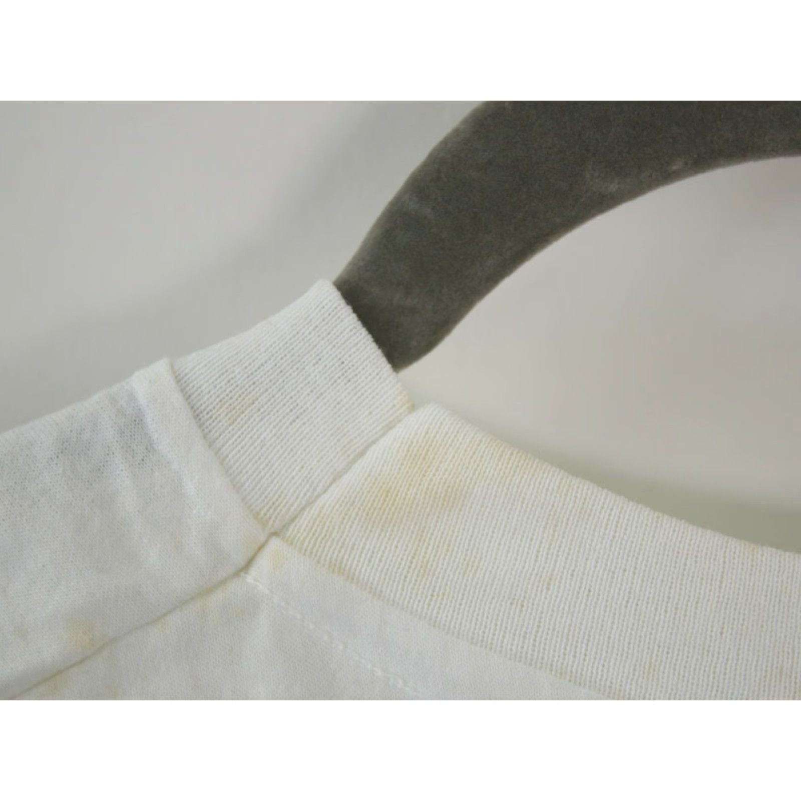 Hanes VTG Hanes Mens Drive For Five March 89 Logo White Single Stitch T Shirt XL Crew Neck Short Sleeve 50% Cotton 50% Polyester US Made Mens Size US XL / EU 56 / 4 - 7 Thumbnail