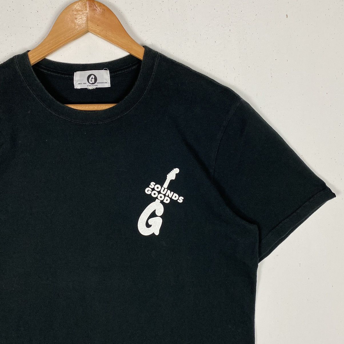 GOODENOUGH Vintage 00's GOODENOUGH SOUNDS GOOD Tee Hiroshi Fujiwara Size US M / EU 48-50 / 2 - 3 Thumbnail
