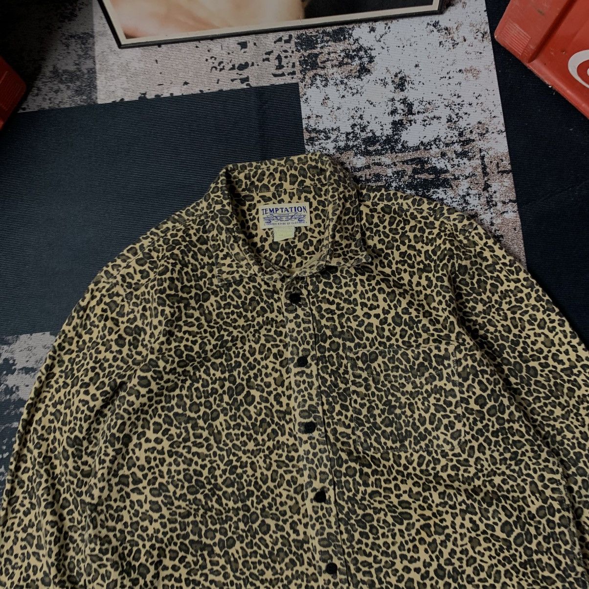 Japanese Brand Temptation Leopard Button Up shirt Size US L / EU 52-54 / 3 - 3 Thumbnail