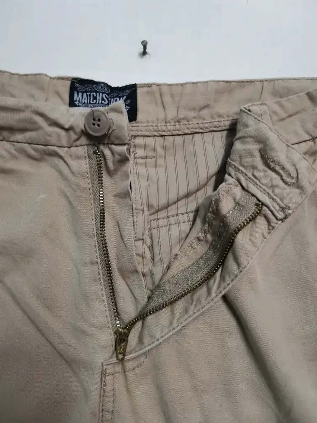 Japanese Brand Rare Match Stick Tactical Multipocket Cargo Pants Size US 31 - 12 Thumbnail