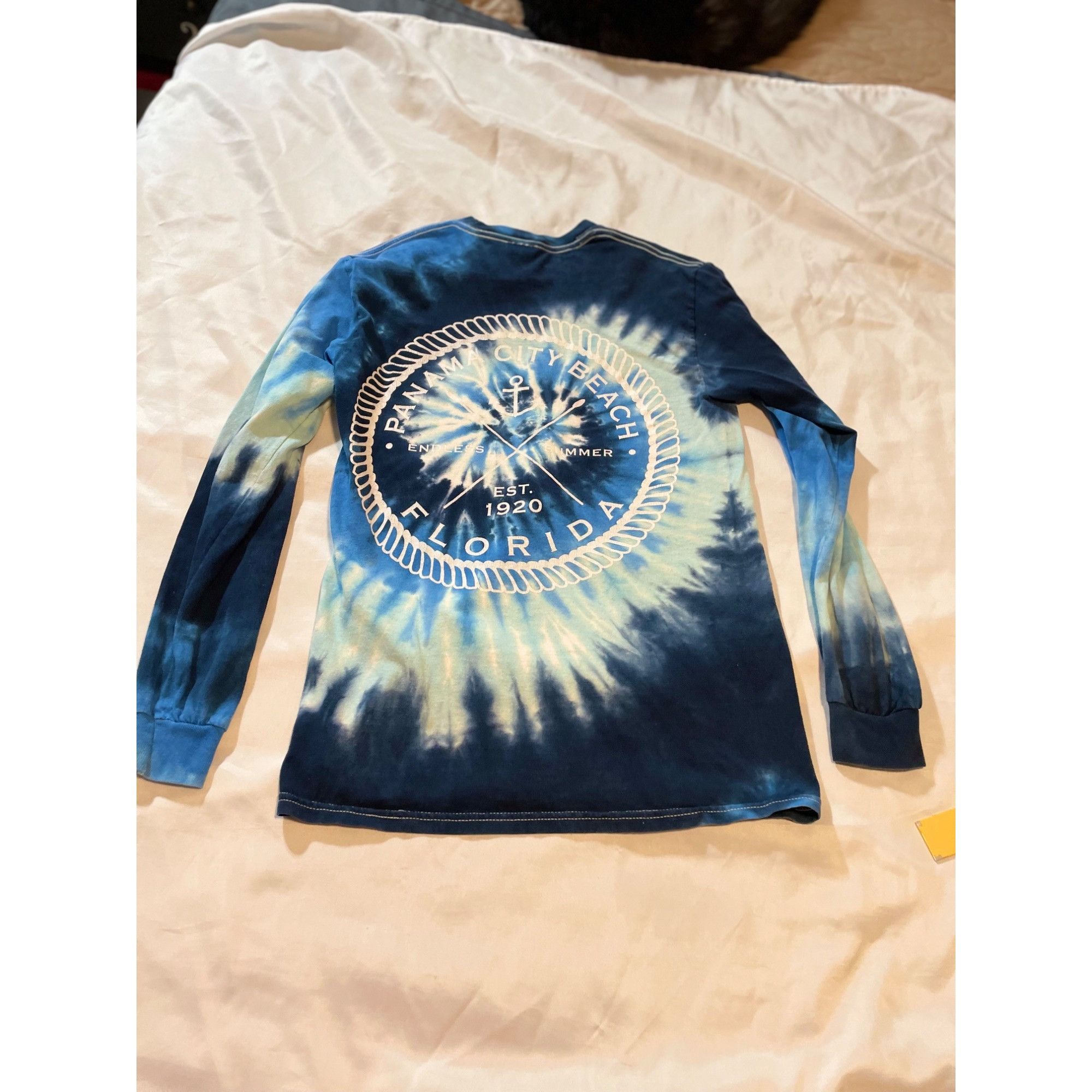 Other Panama City Beach Florida Colortone Tie-Dye Long Sleeve Shir Size US S / EU 44-46 / 1 - 9 Thumbnail