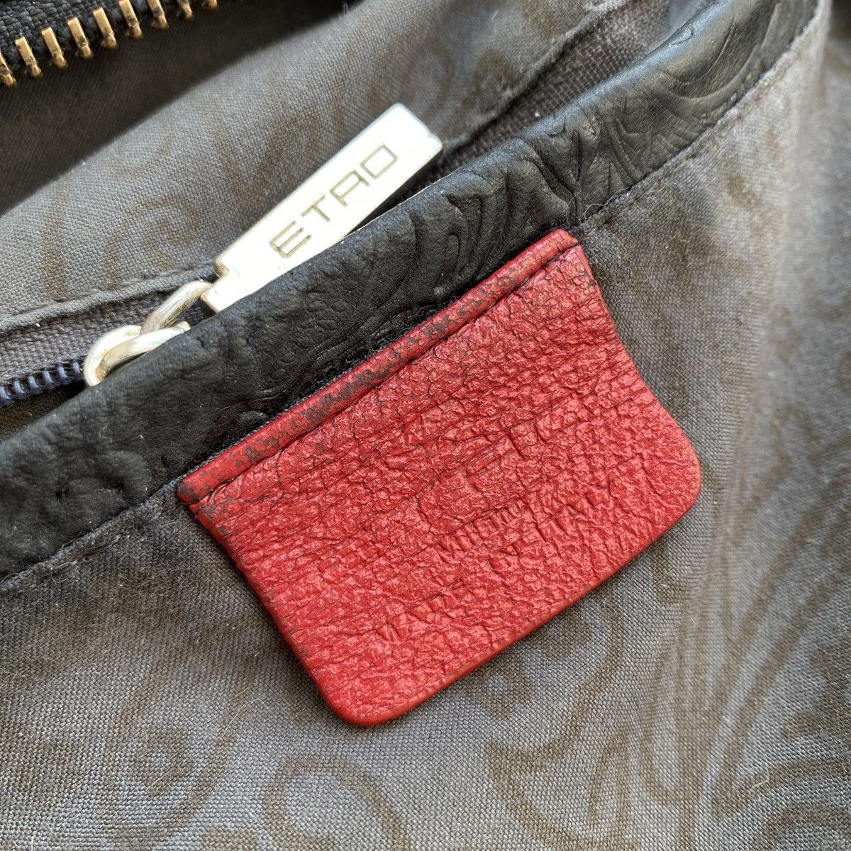 Etro Etro Milano Paisley Embossed Leather Crossbody Bag Size ONE SIZE - 3 Thumbnail
