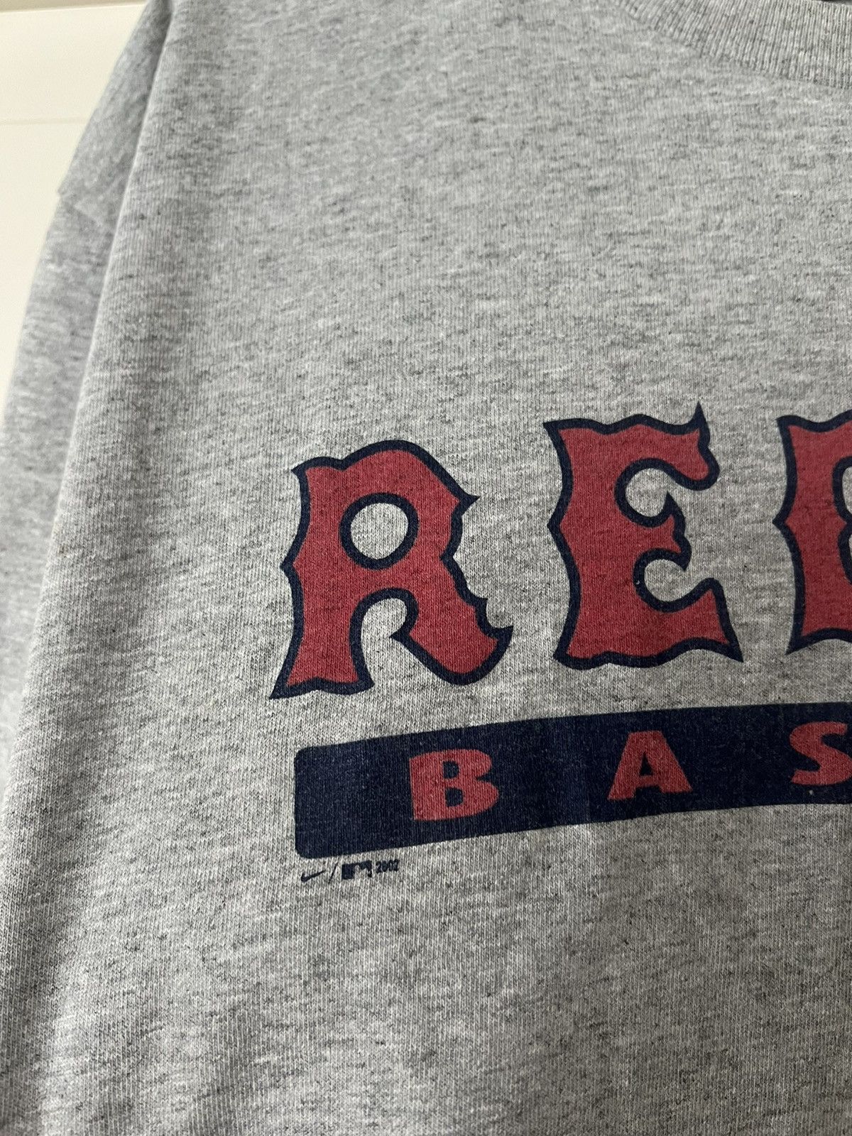 Nike Vintage Nike Red Sox Baseball Tee 2002 Size US L / EU 52-54 / 3 - 6 Thumbnail
