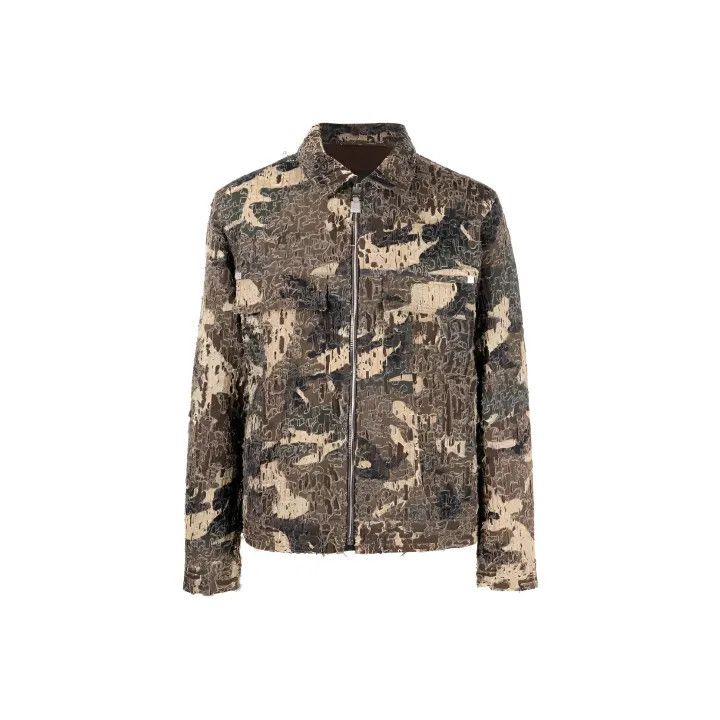 Givenchy Givenchy Camo Print Zip-Up Jacket for Men Size US M / EU 48-50 / 2 - 1 Thumbnail