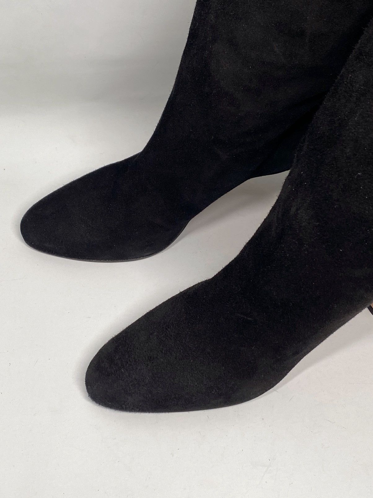 Aquazzura Aquazzura Manzoni Black Suede Leather Boots size 38 Size US 8 / IT 38 - 4 Thumbnail