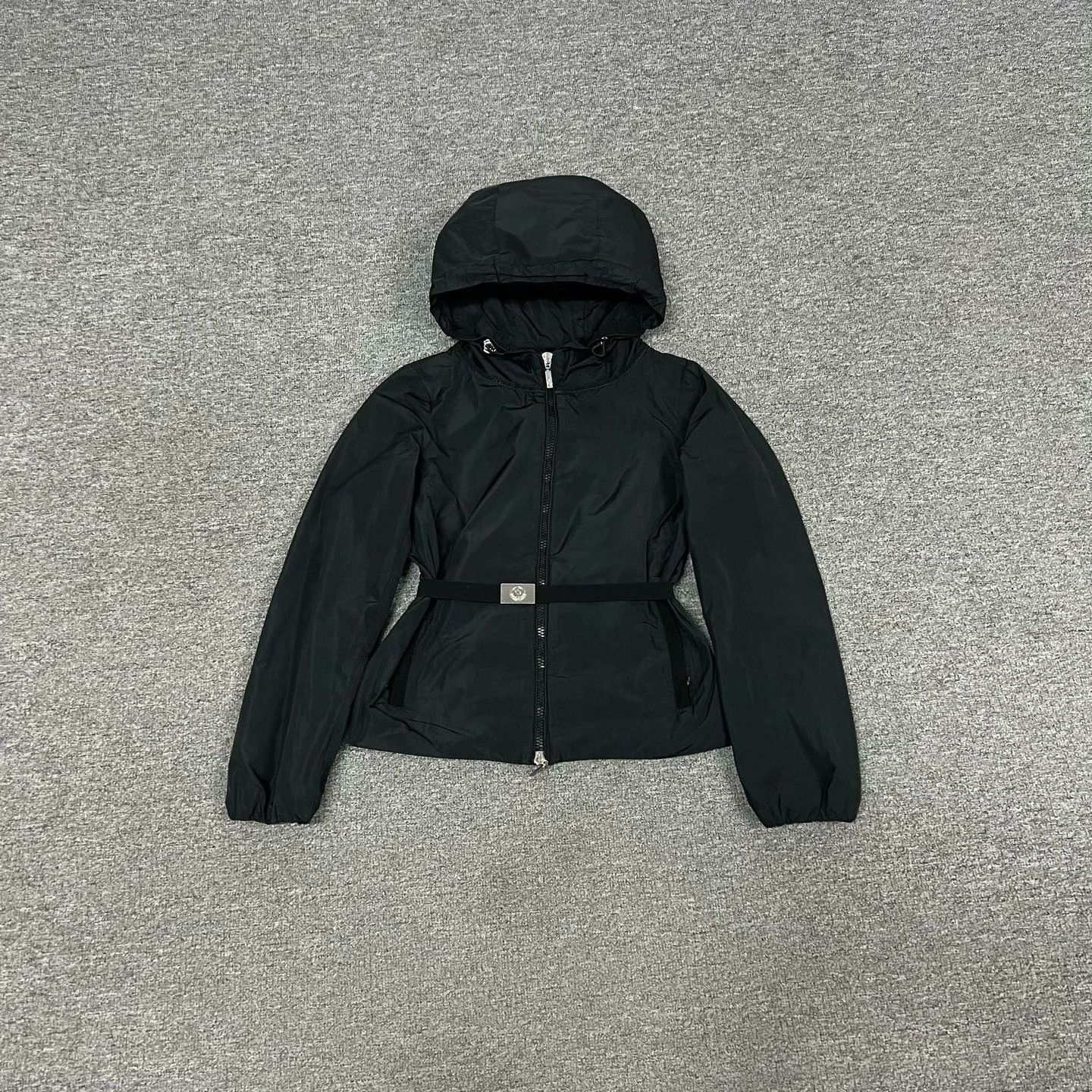 Moncler Moncler Hooded Waist-Cinched Jacket Size XS / US 0-2 / IT 36-38 - 1 Thumbnail