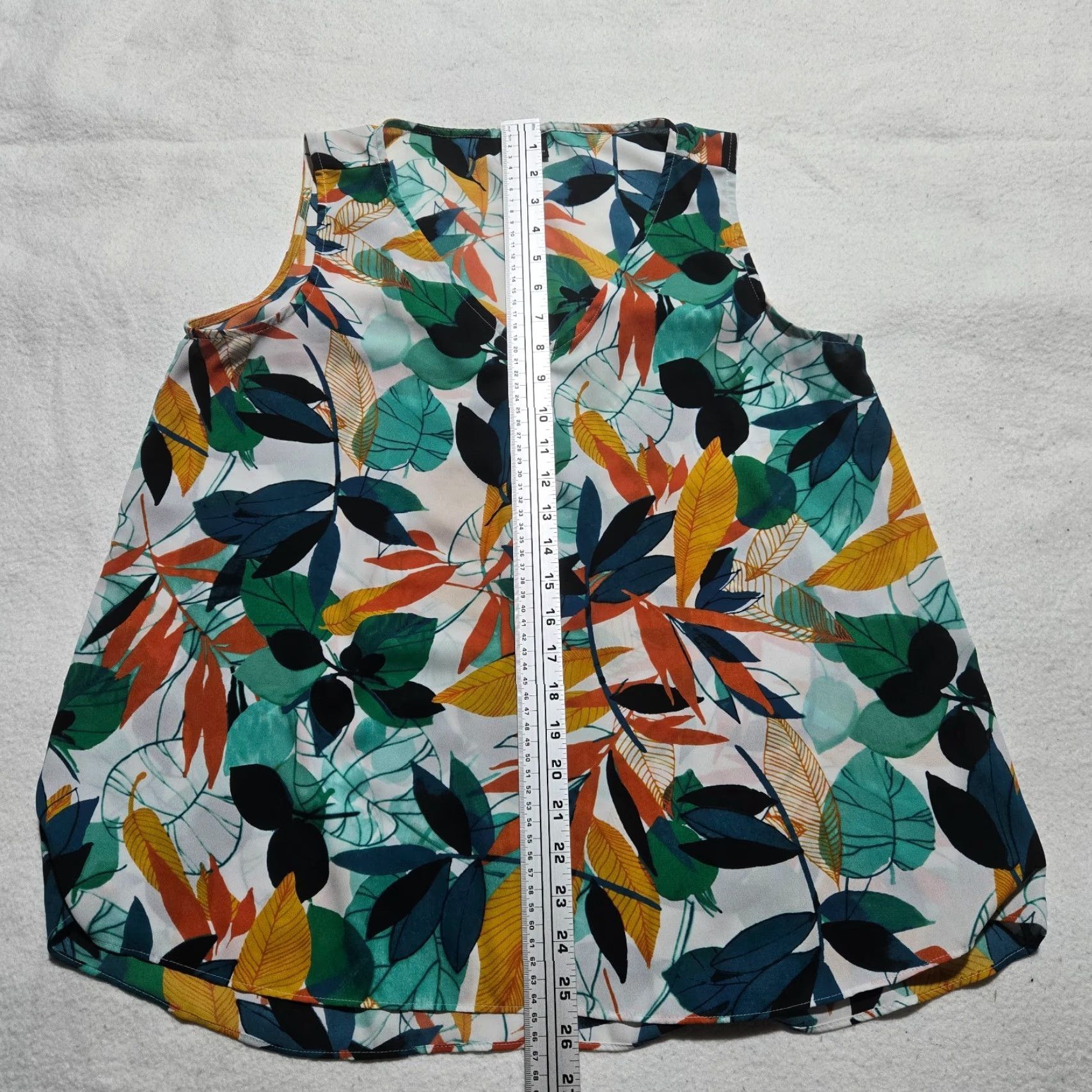 Worthington Worthington Shirt Adult M Multicolor Floral Sleeveless Tank Top Women Regular Fit Size M / US 6-8 / IT 42-44 - 6 Thumbnail