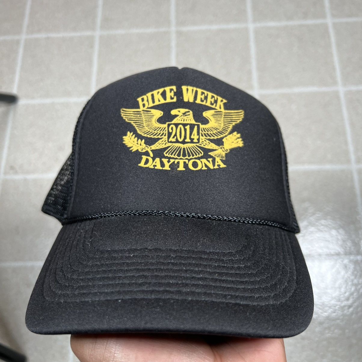 Vintage 2014 Daytona Bike Week Motorcycle Trucker Hat Snapback Cap Size ONE SIZE - 1 Thumbnail
