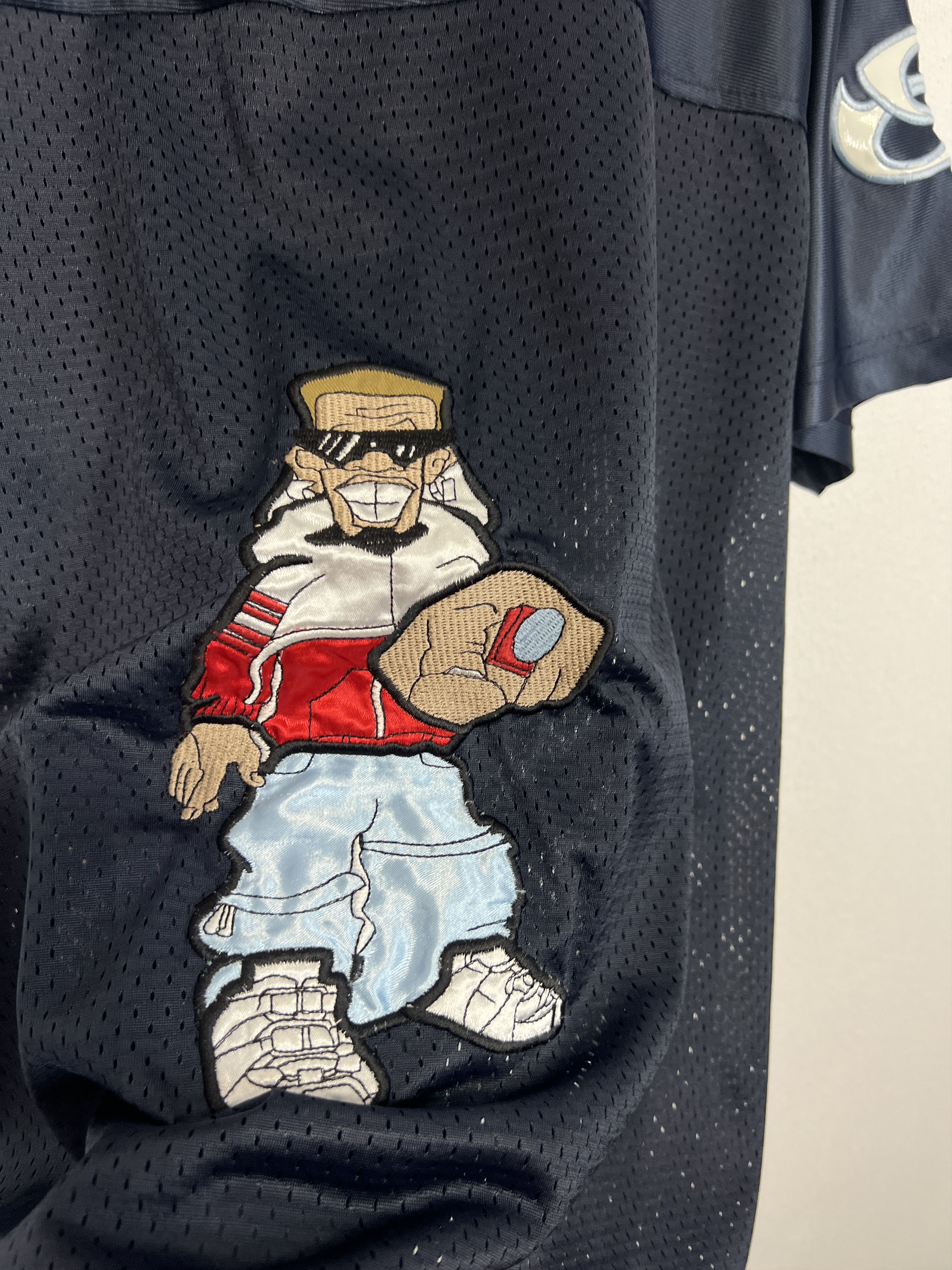 Vintage Rap Hip Hop Like JNCO Jeans Jersey Big Logo #45 Hockey Size US L / EU 52-54 / 3 - 3 Thumbnail