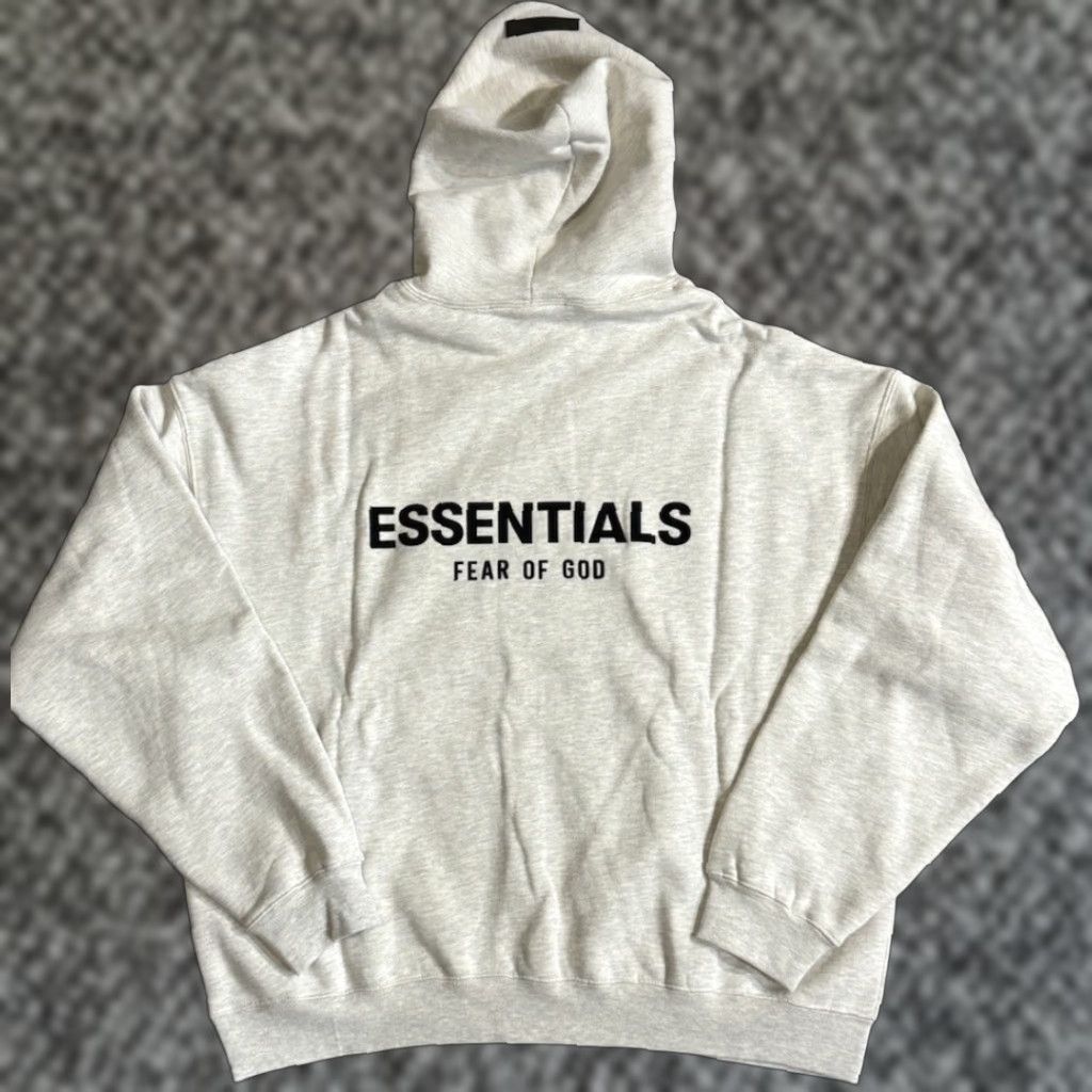 Fear of God Essentials Hoodie FW22 Color Light Oatmeal Size Large Brand New NWT