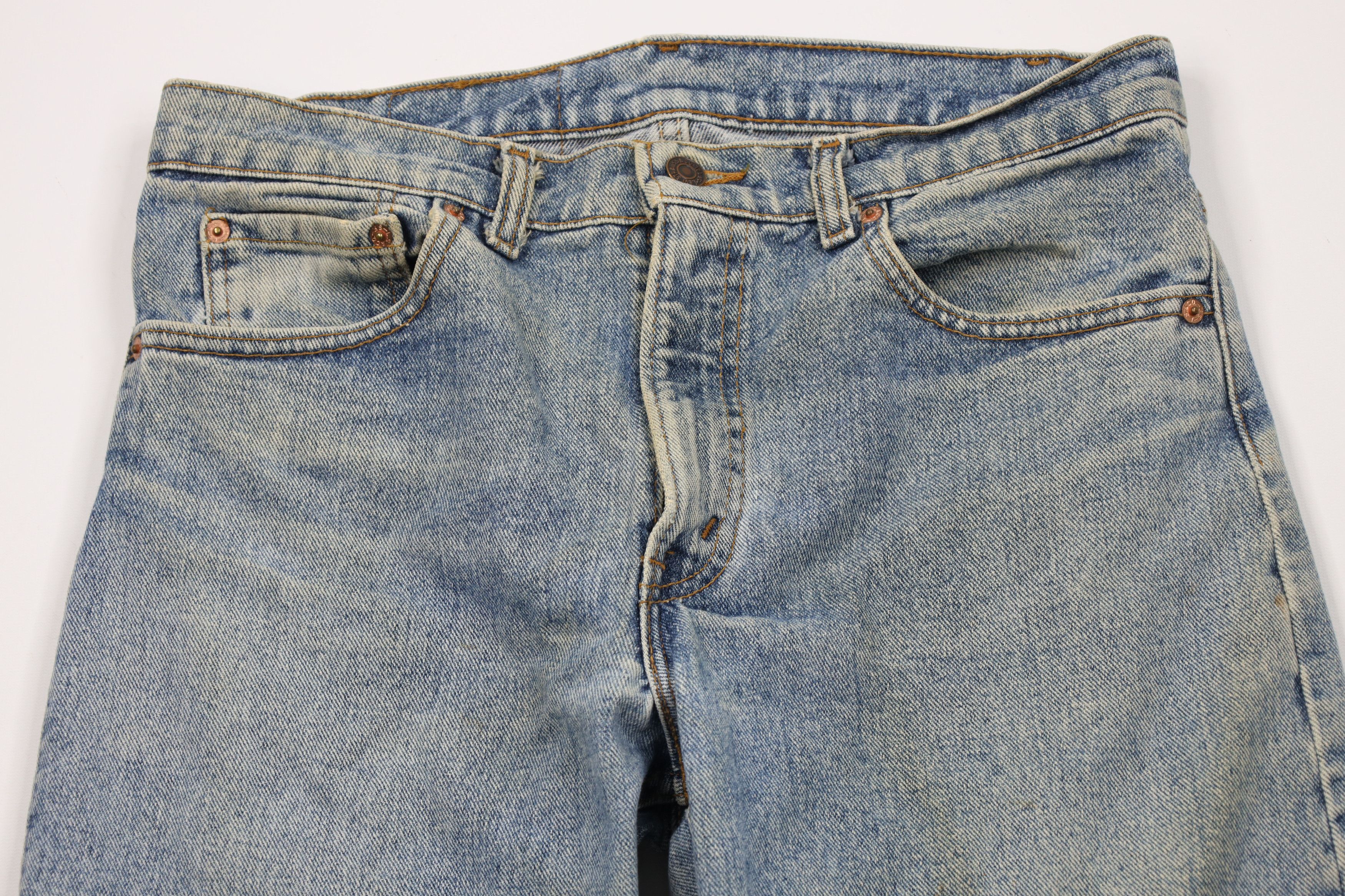 Levi's Vintage 80s Levis 550xx Relaxed Fit Denim Jeans Blue USA Size US 32 / EU 48 - 2 Thumbnail