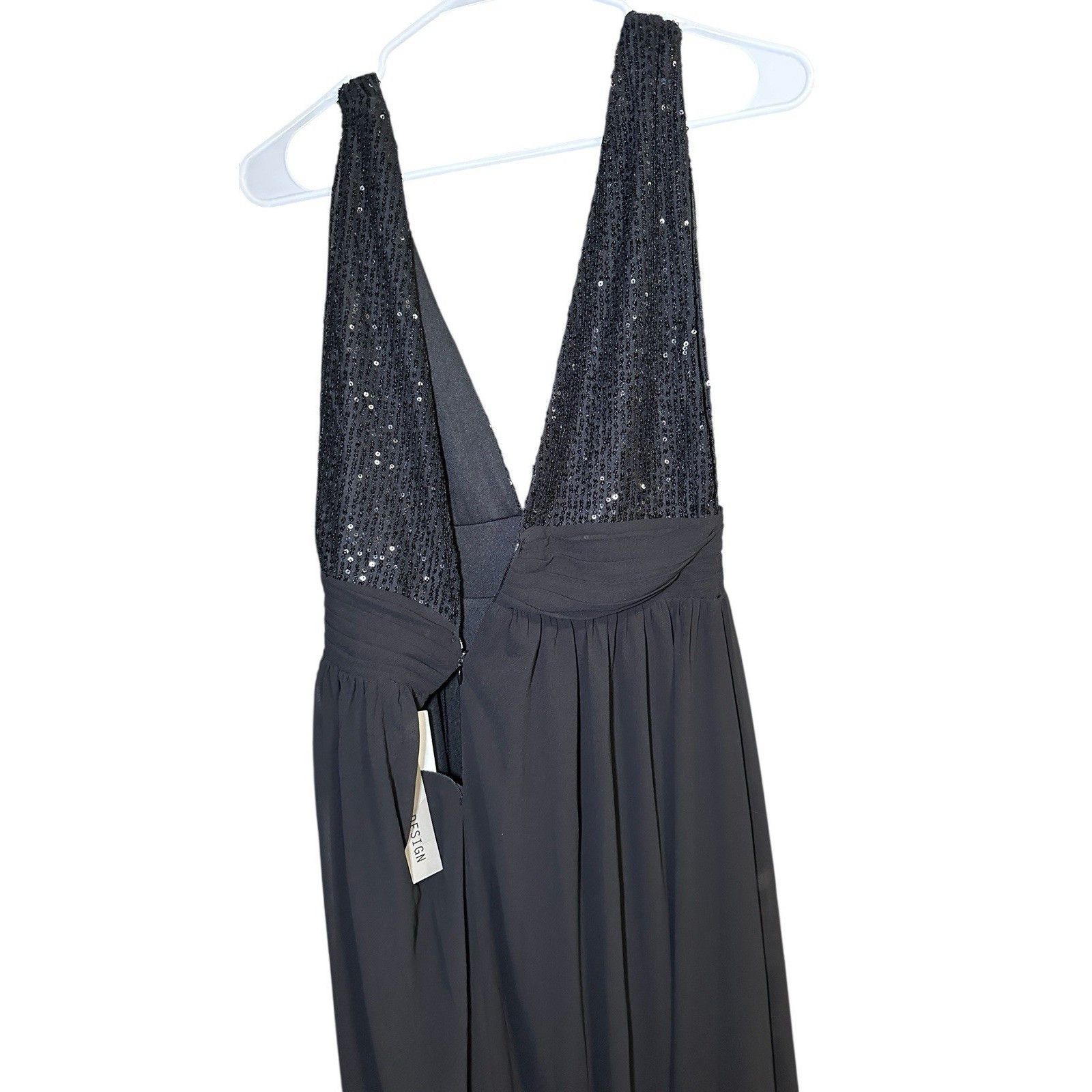 Other NWT LOVE BY DESIGN SEQUIN BLACK GOWN- BROKEN ZIPPER Size M / US 6-8 / IT 42-44 - 5 Thumbnail