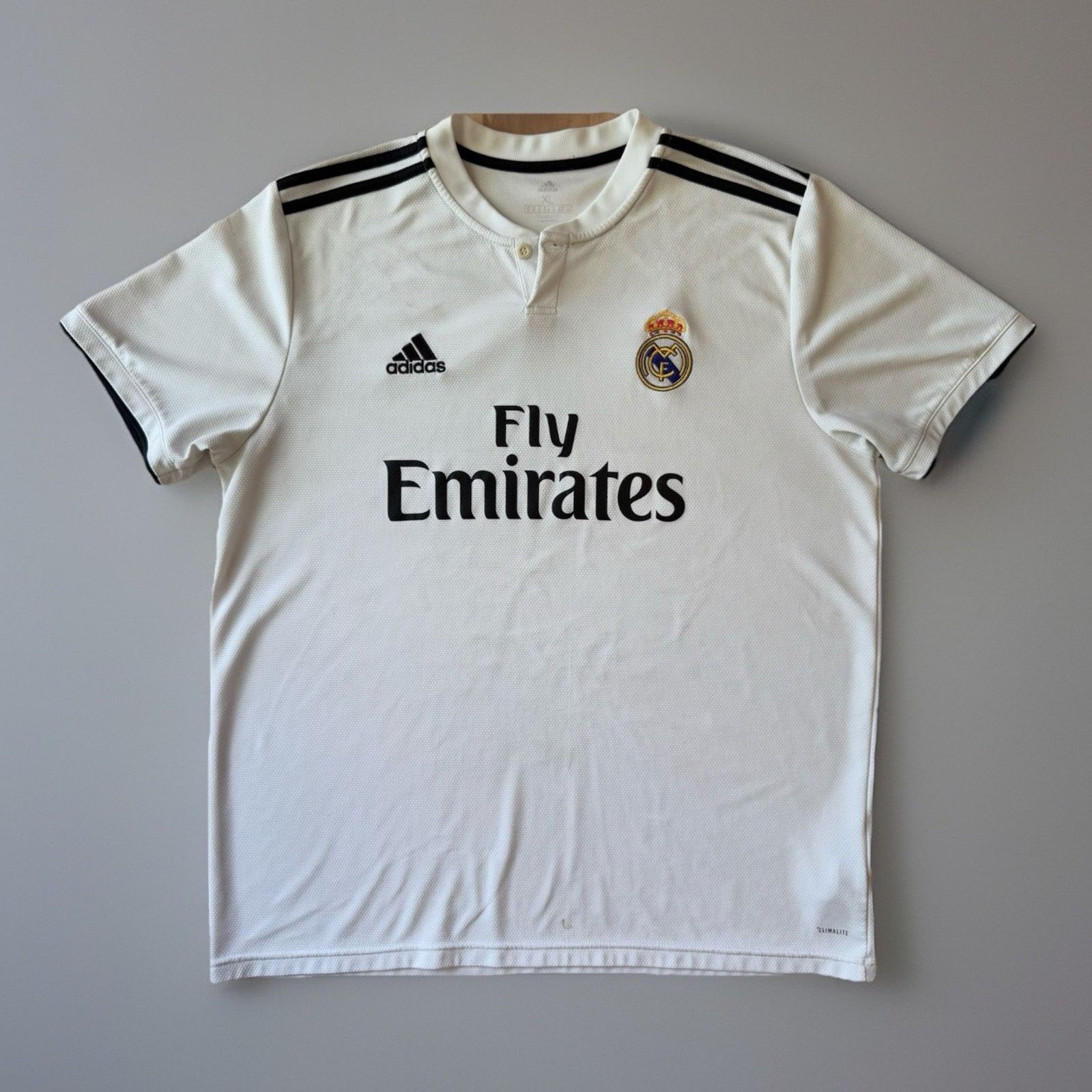 Adidas Real Madrid Jersey XL WhiteAdidas Sportswear Ronaldo Soccer Size US XL / EU 56 / 4 - 1 Thumbnail