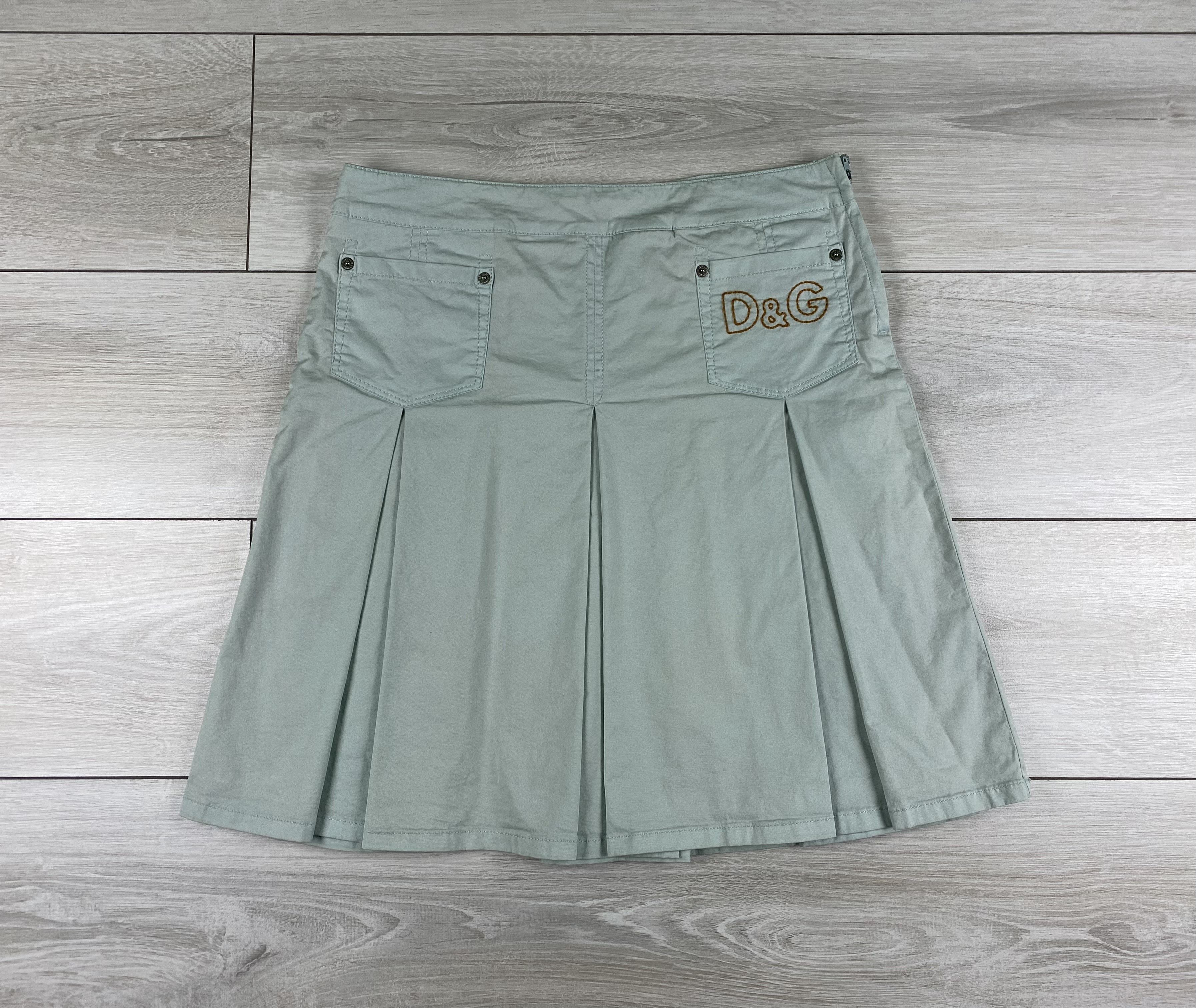 Designer × Dolce & Gabbana Vintage Dolce & Gabbana blue skirt women Size 26/40 Size 28" / US 6 / IT 42 - 1 Thumbnail