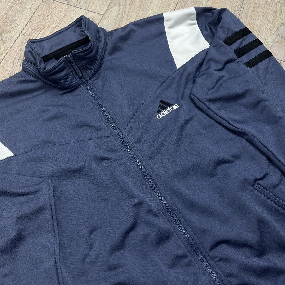 Adidas Vintage 90s Adidas Retro Zip Up Track Jacket Size US XL / EU 56 / 4 - 3 Thumbnail