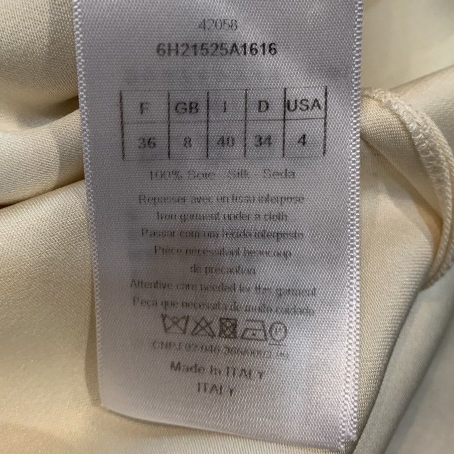 Dior Fall16 Tie Collar Silk Top Size S / US 4 / IT 40 - 4 Thumbnail