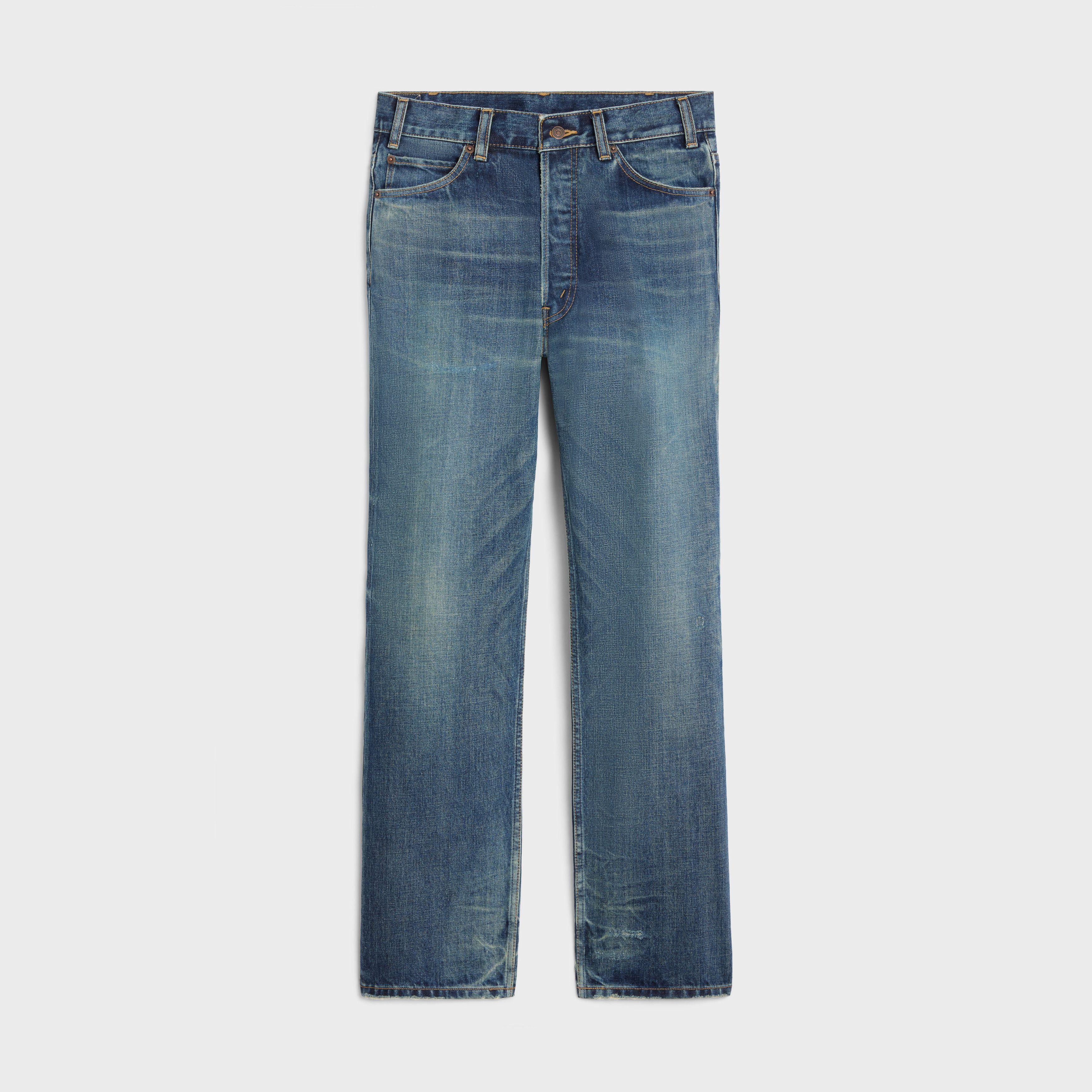 Celine o1bcso1str0925 2N807676X Wesley Jeans in Dark Blue Size US 28 / EU 44 - 1 Thumbnail
