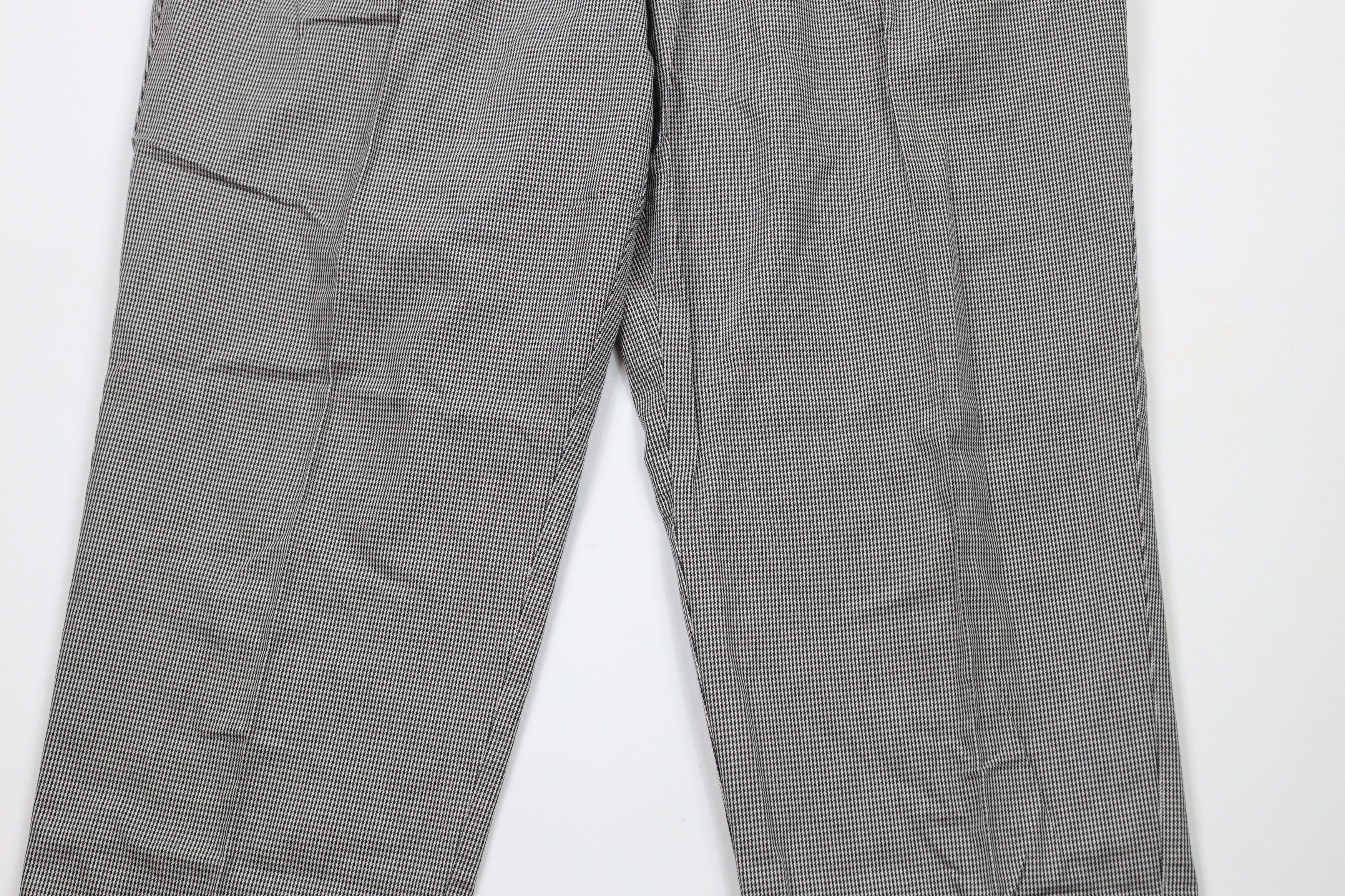 Vintage Vintage 90s Streetwear Cuffed Houndstooth Chino Pants Cotton Size US 34 / EU 50 - 3 Thumbnail