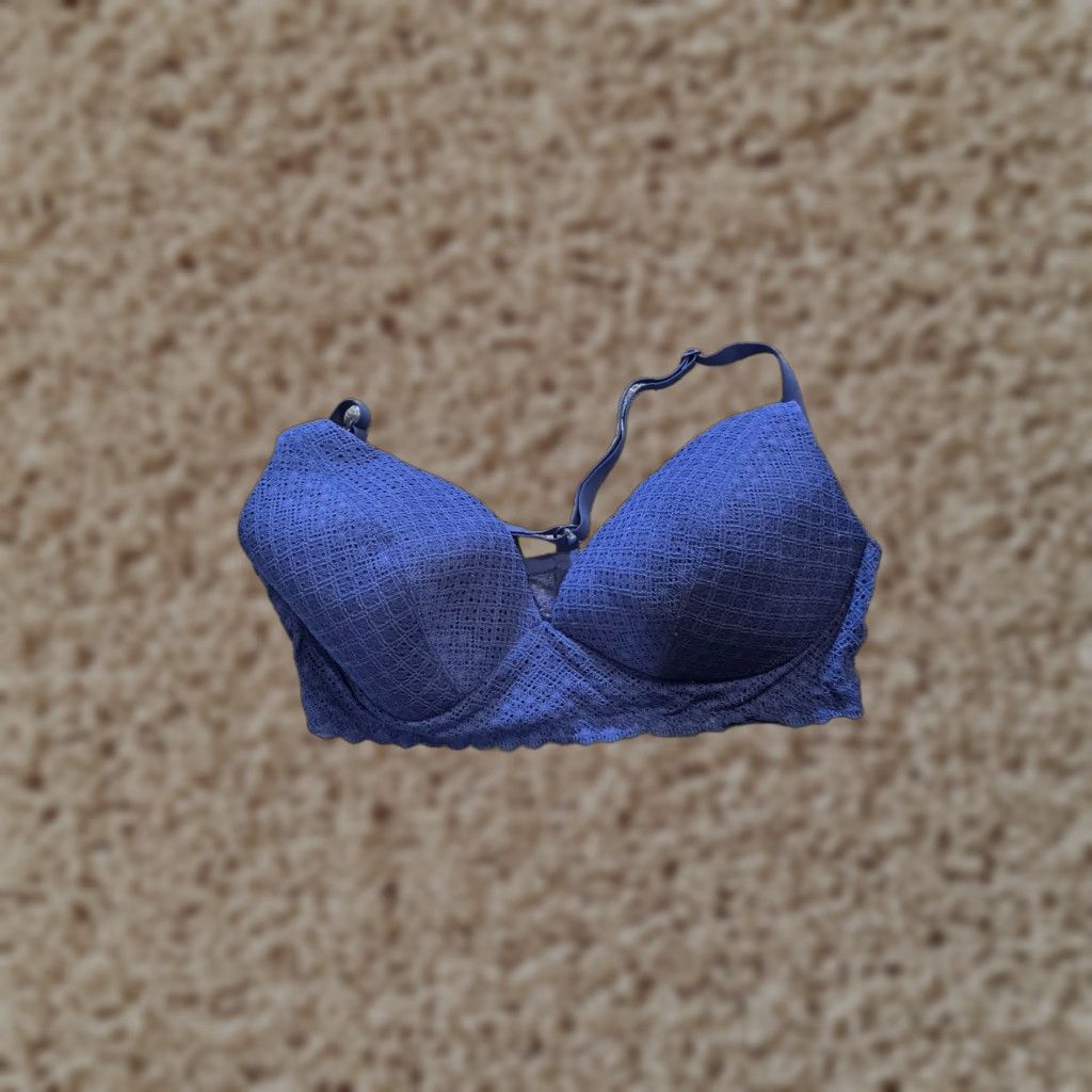 Victoria's Secret Victoria's Secret Body by Victoria Bra Womens 36D Blue Lightly Lined Push Up Wireless Size ONE SIZE - 1 Thumbnail