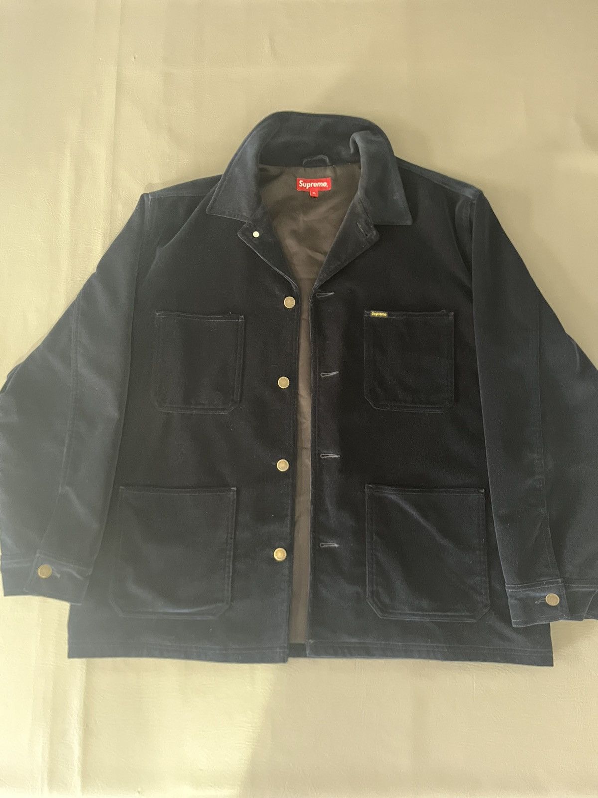 Supreme Supreme Cow Velvet Chore Coat | Grailed