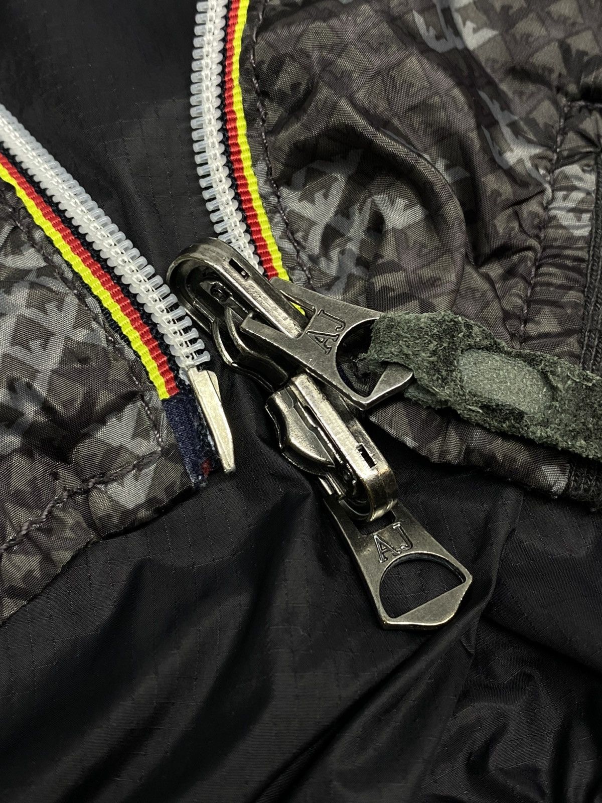 Armani 🔥 Y2K ARMANI JEANS REVERSIBLE NYLON BOMBER MILANO FLEX Size US L / EU 52-54 / 3 - 25 Thumbnail