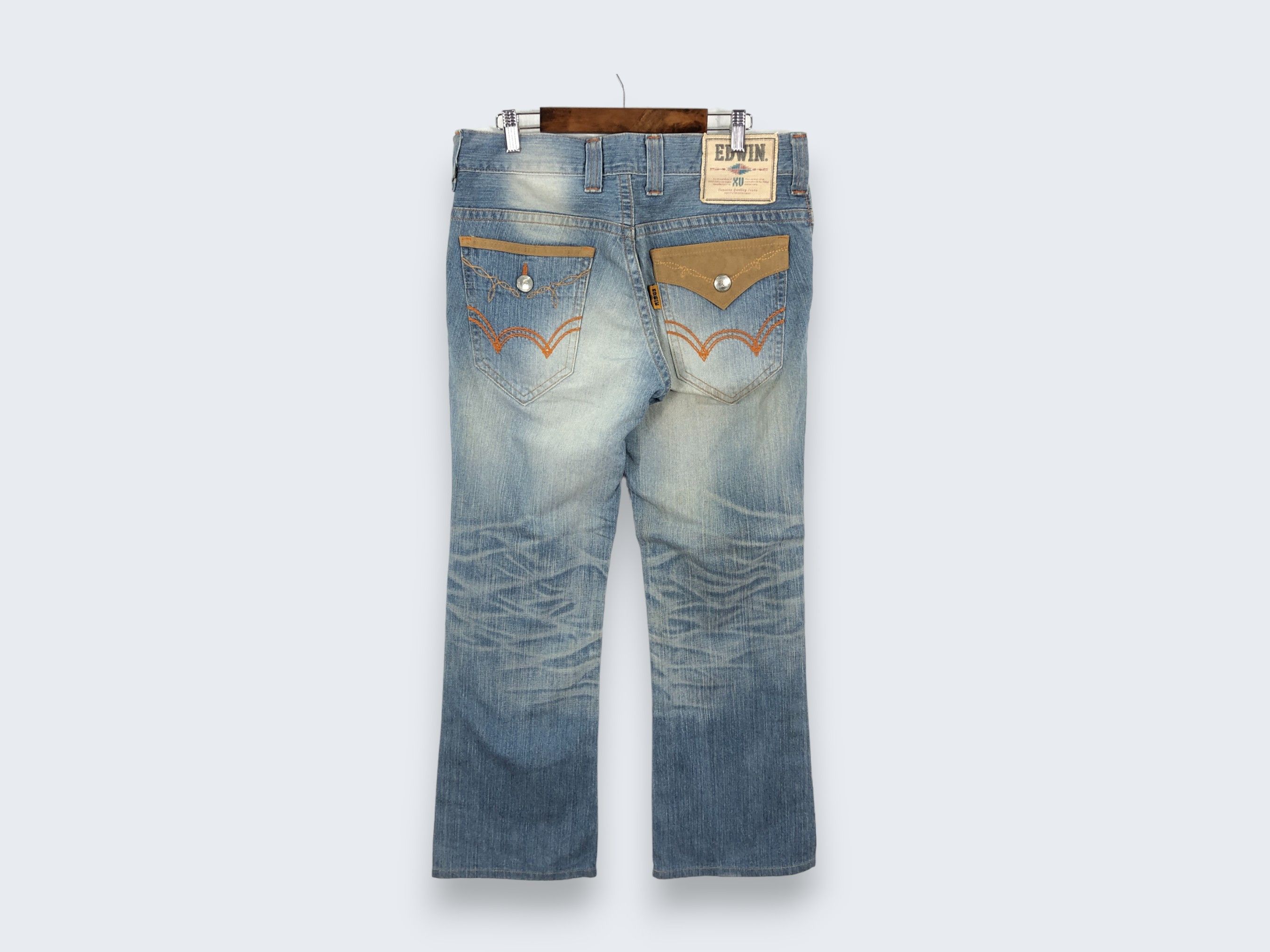 Edwin × Vintage Edwin XV Jeans 34 x 29 L1320 Size US 34 / EU 50 - 2 Thumbnail