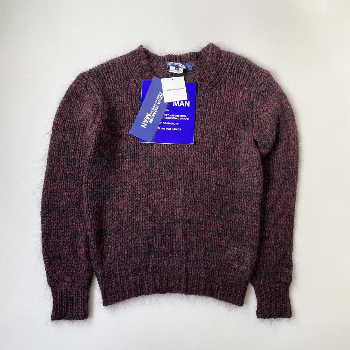 Comme des Garcons A/W 14 Red/Black Mohair Sweater Size US S / EU 44-46 / 1 - 13 Thumbnail