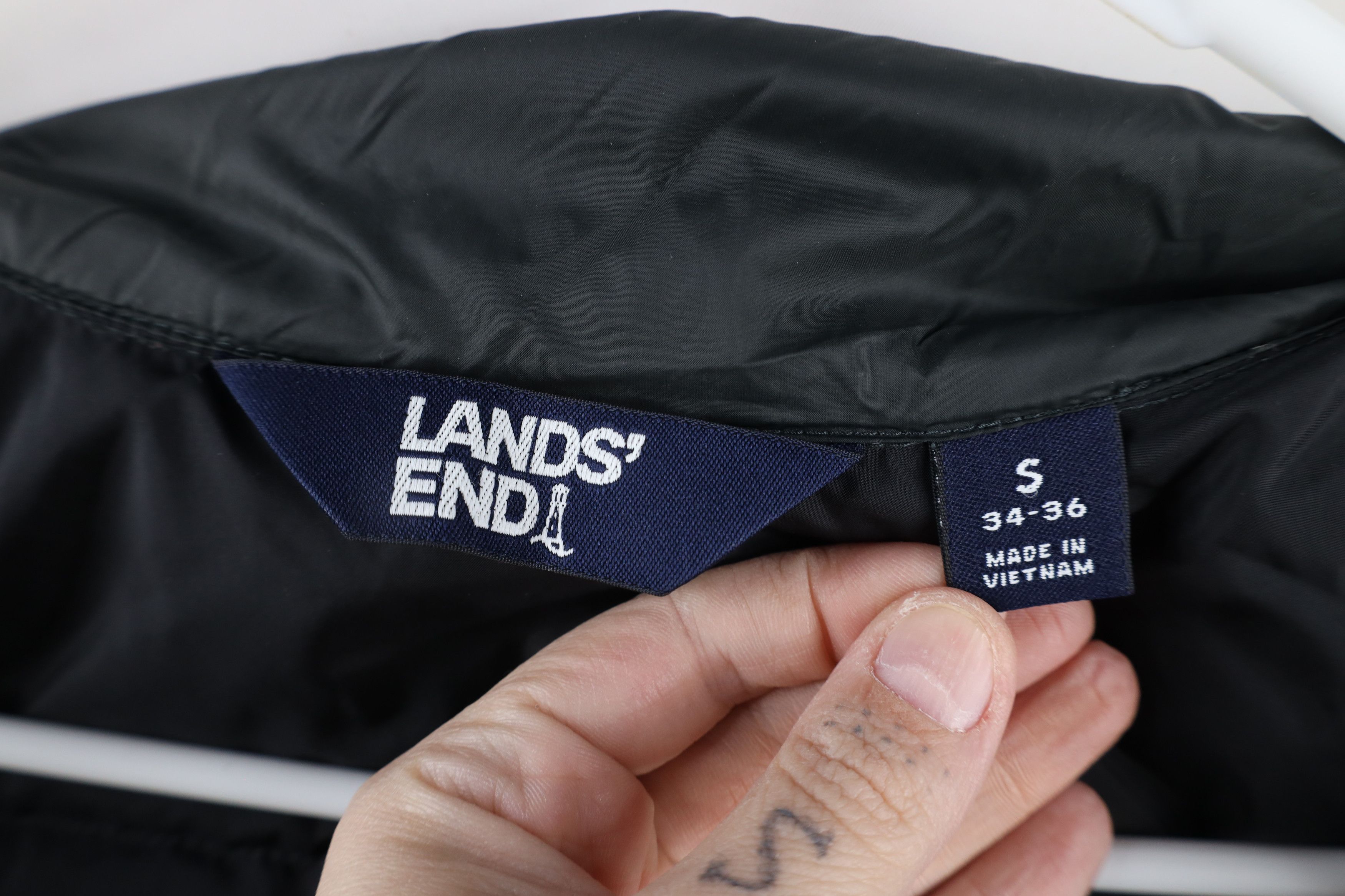 Lands' End × Vintage Vintage Lands End Down Insulated Puffer Vest Jacket Gray Size US S / EU 44-46 / 1 - 9 Thumbnail