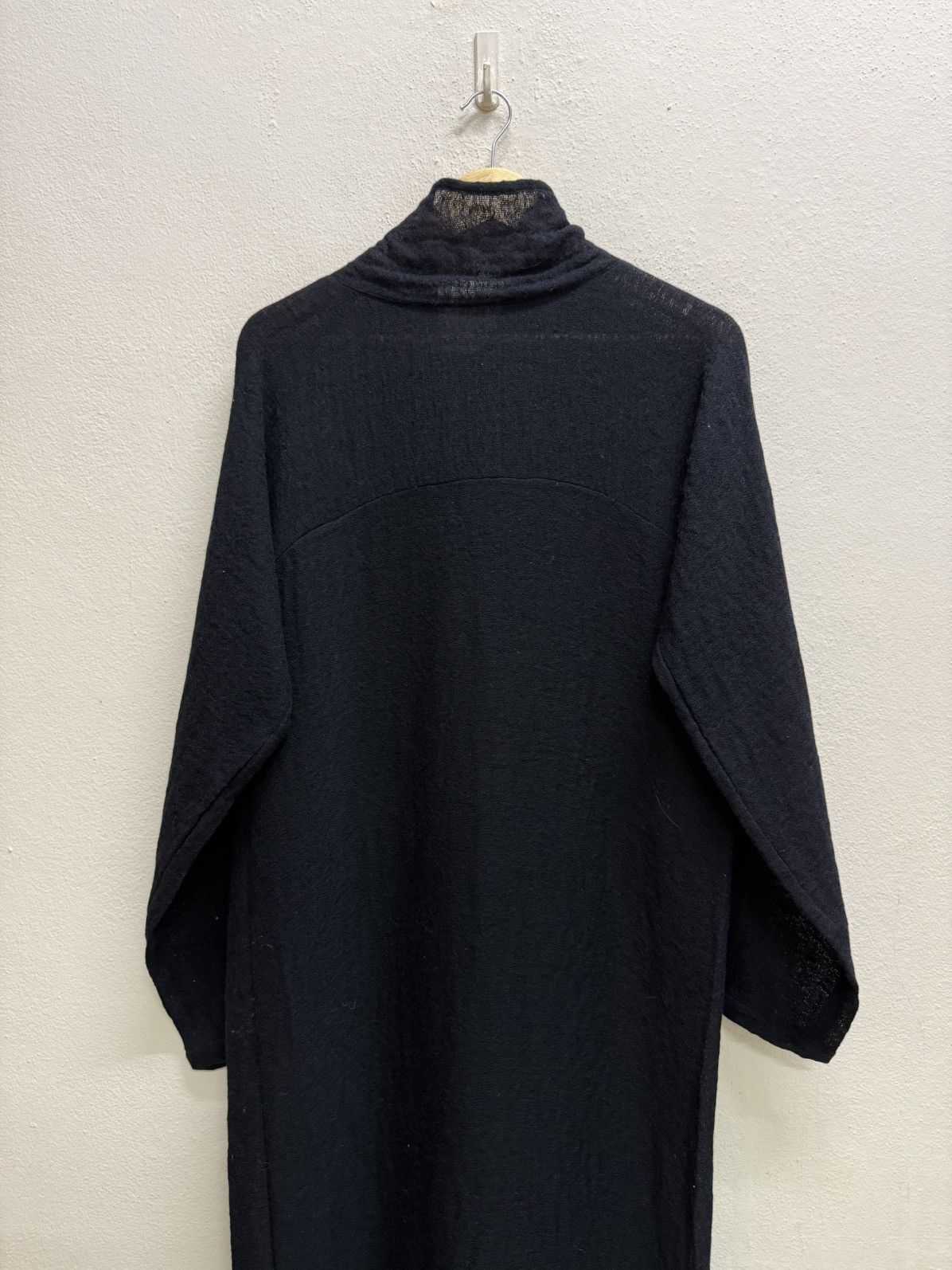 Yohji Yamamoto Y’s Yohji yamamoto Linen Wool Button Up Front Dress Size L / US 10 / IT 46 - 17 Thumbnail