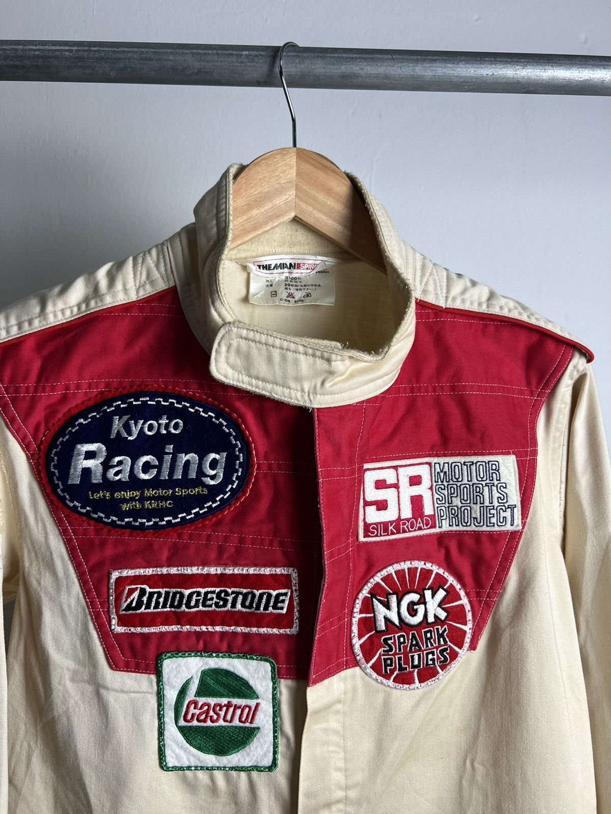 Japanese Brand × Vintage Vintage 1970s TheMan Spirit Kyoto Racing JDM Drivers Jackets Size US L / EU 52-54 / 3 - 2 Thumbnail