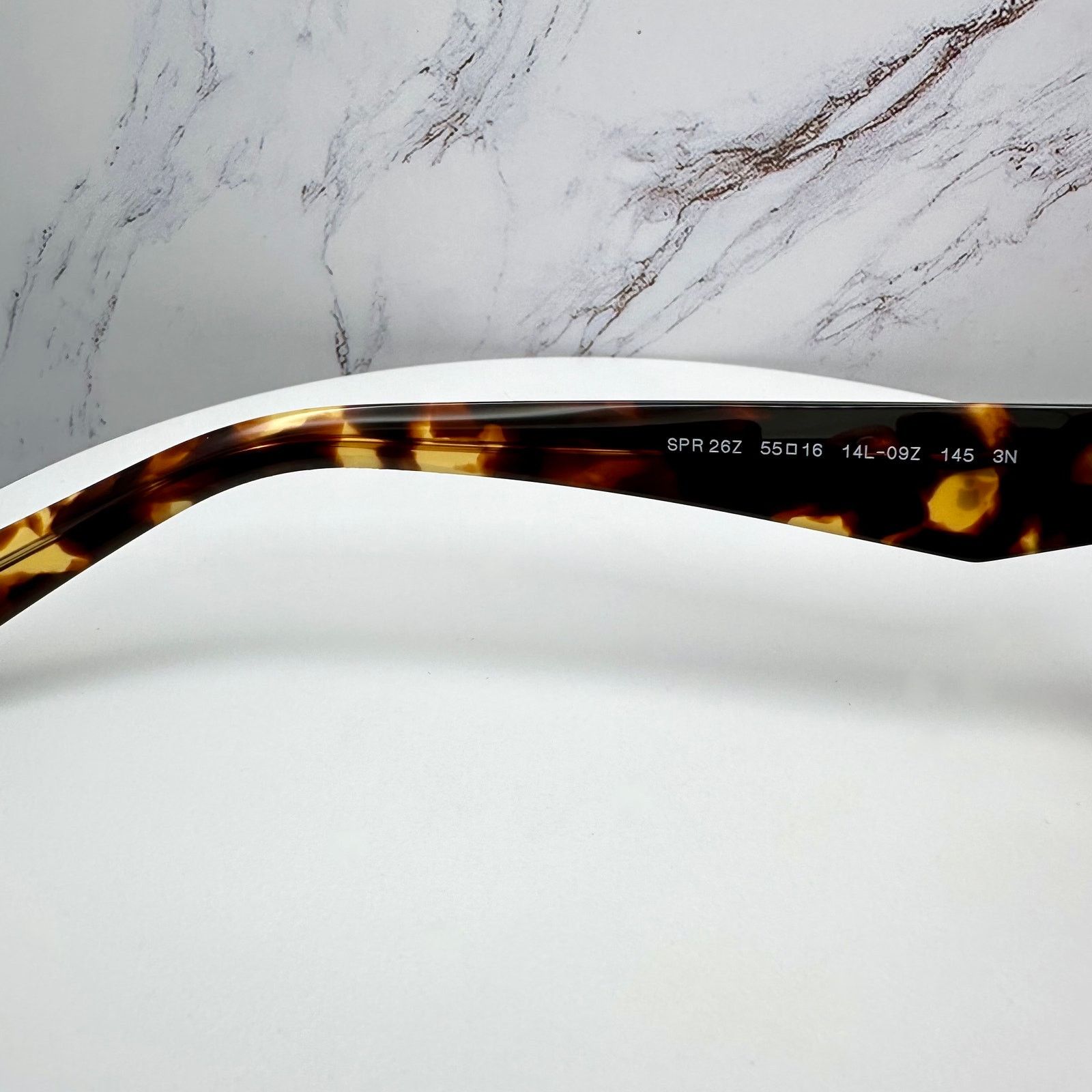 Prada PRADA New Sunglasses Symbole Logo Brown Tortoise Cat Eye Size ONE SIZE - 7 Thumbnail