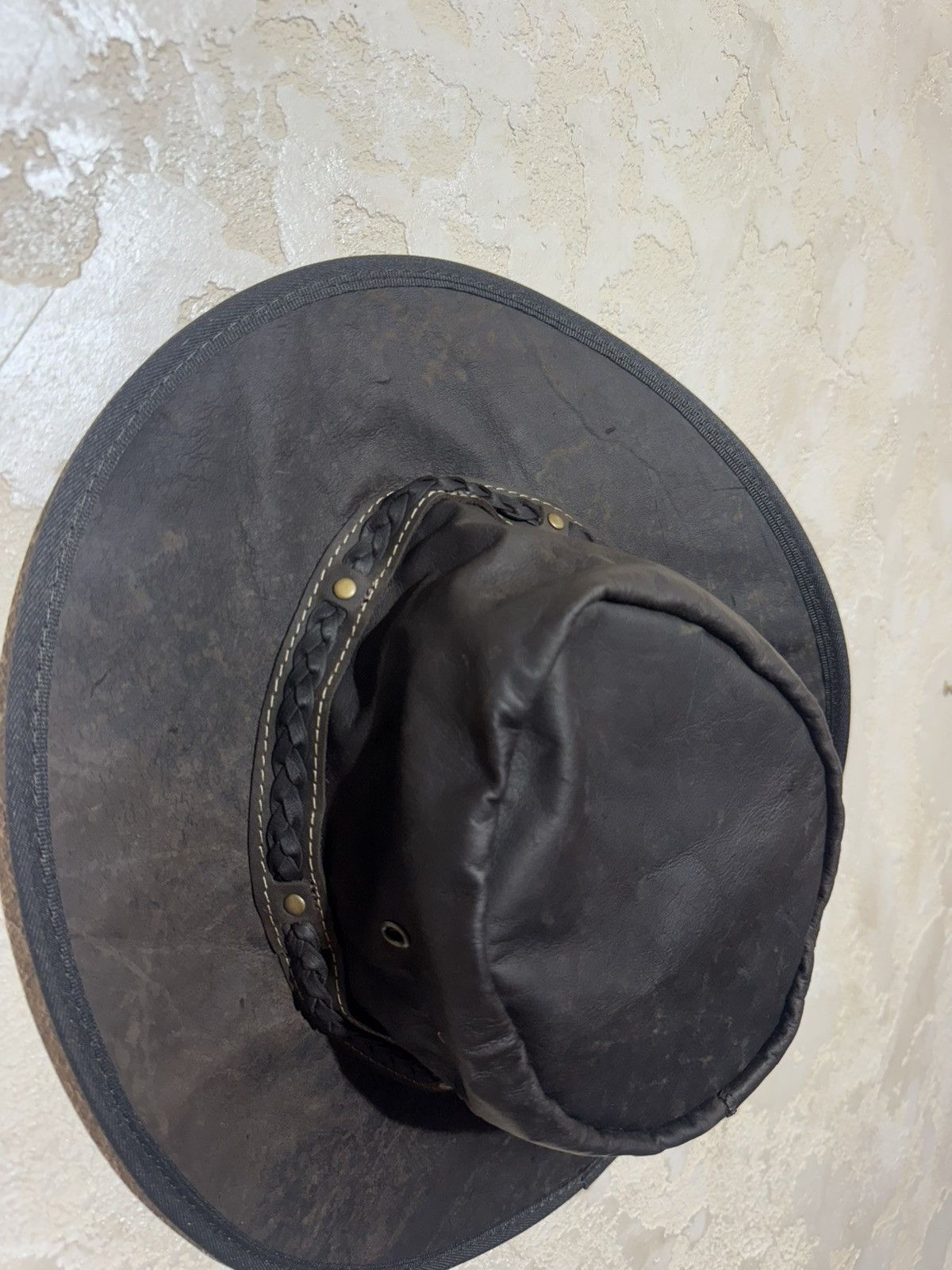 Vintage BarmahHats Vintage Kangaroo Leather Hat Size ONE SIZE - 12 Thumbnail