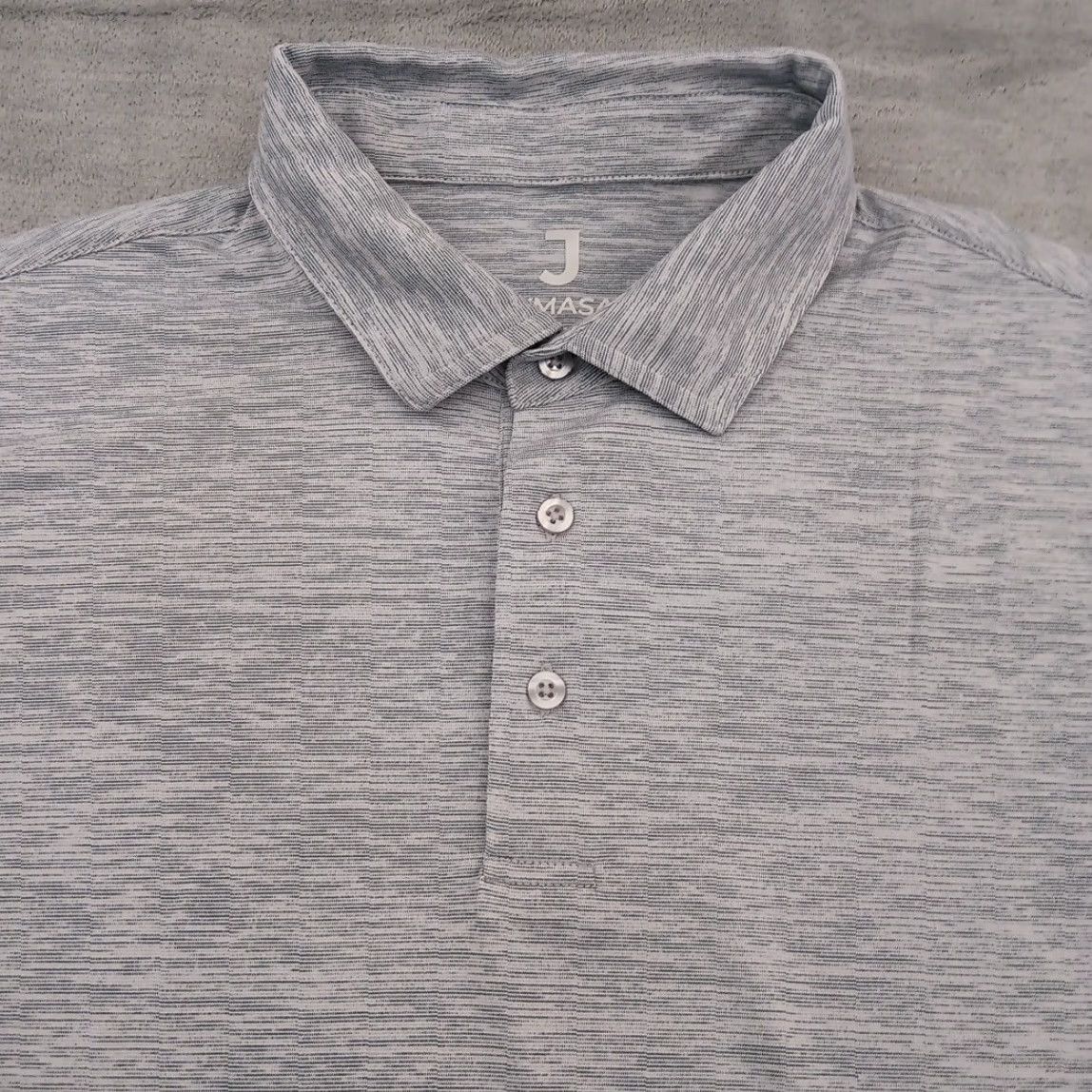 Vintage Joymasar Polo Shirt Mens XL Heather Gray Short Sleeve Polo Collar Gray XL Mens Shirts Size US XL / EU 56 / 4 - 2 Thumbnail