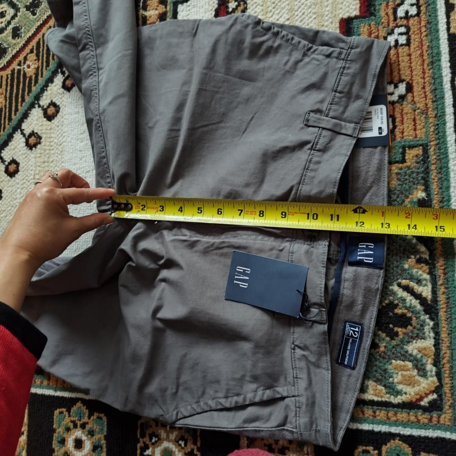 Gap GAP Jeans, Women's Size 12,Gray, Straight Leg Size 34" / US 12 / IT 48 - 8 Thumbnail